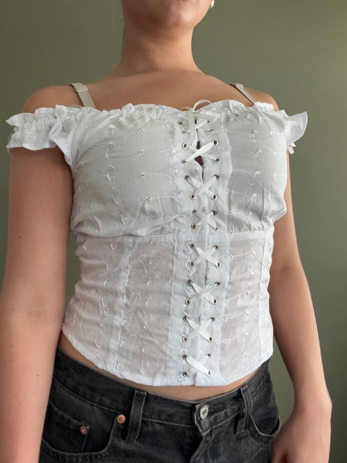 Milkmaid Top (XS)