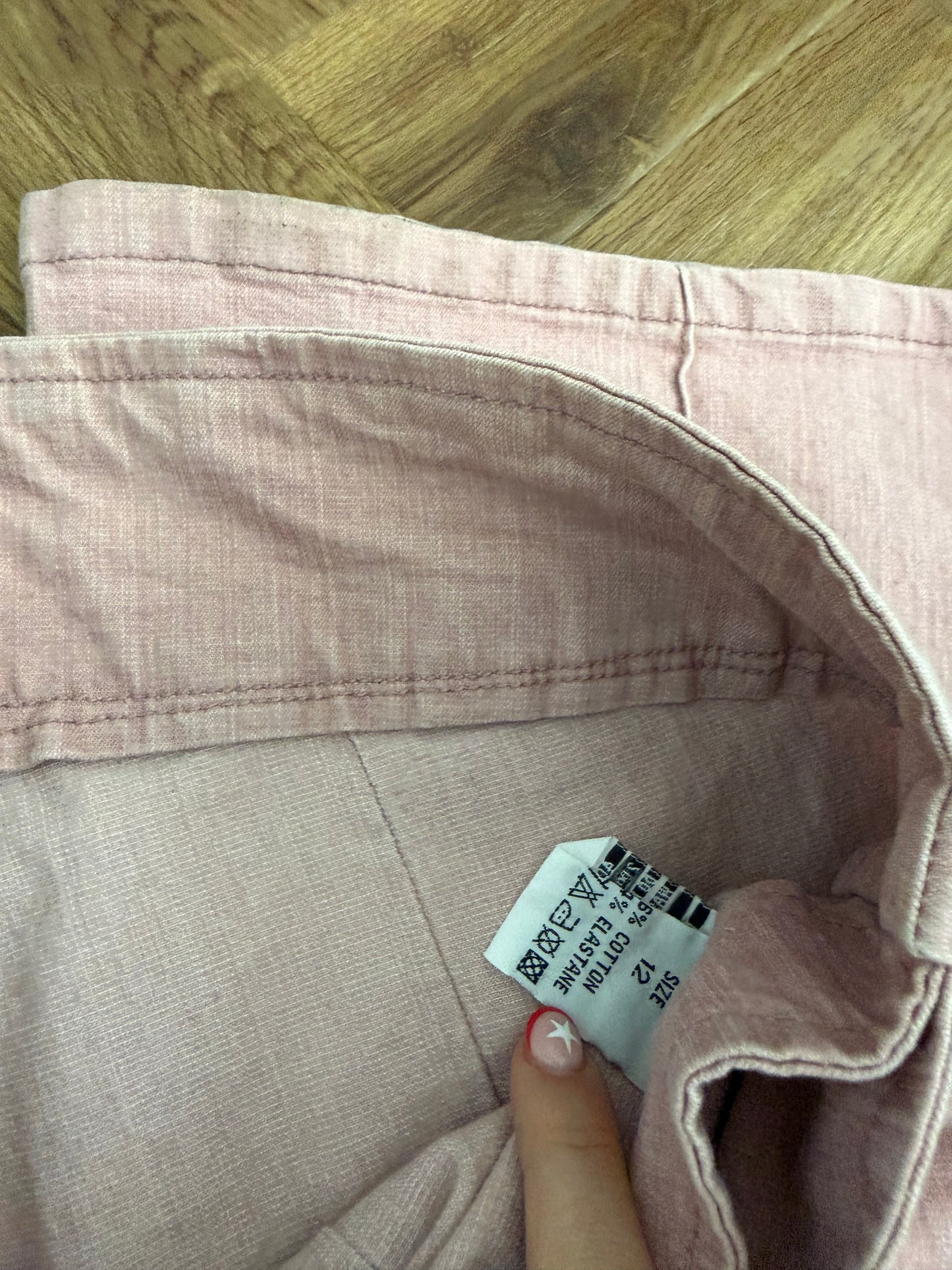 Pink Flared Jeans (UK12)