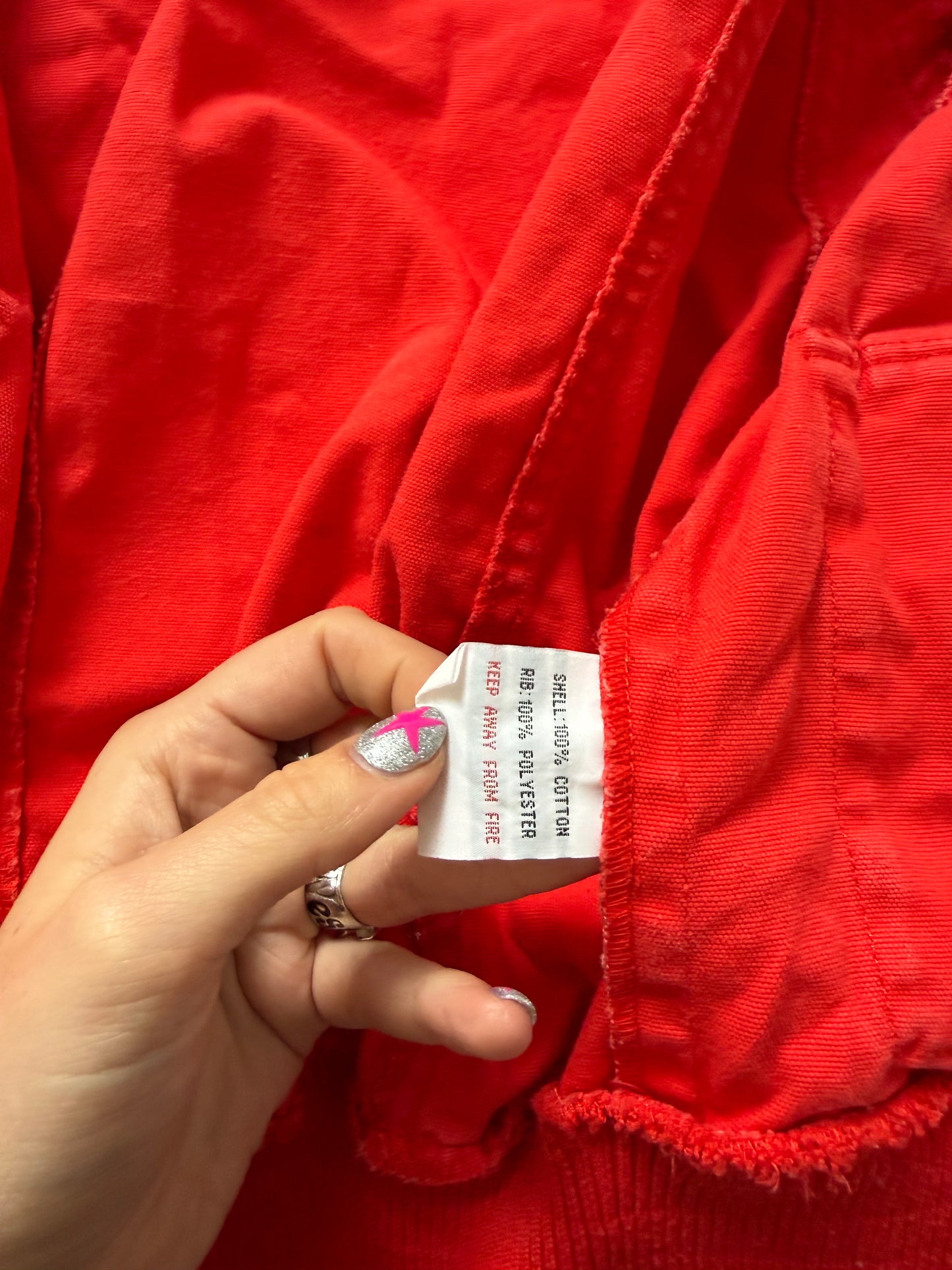Red Cargo Jacket (S)