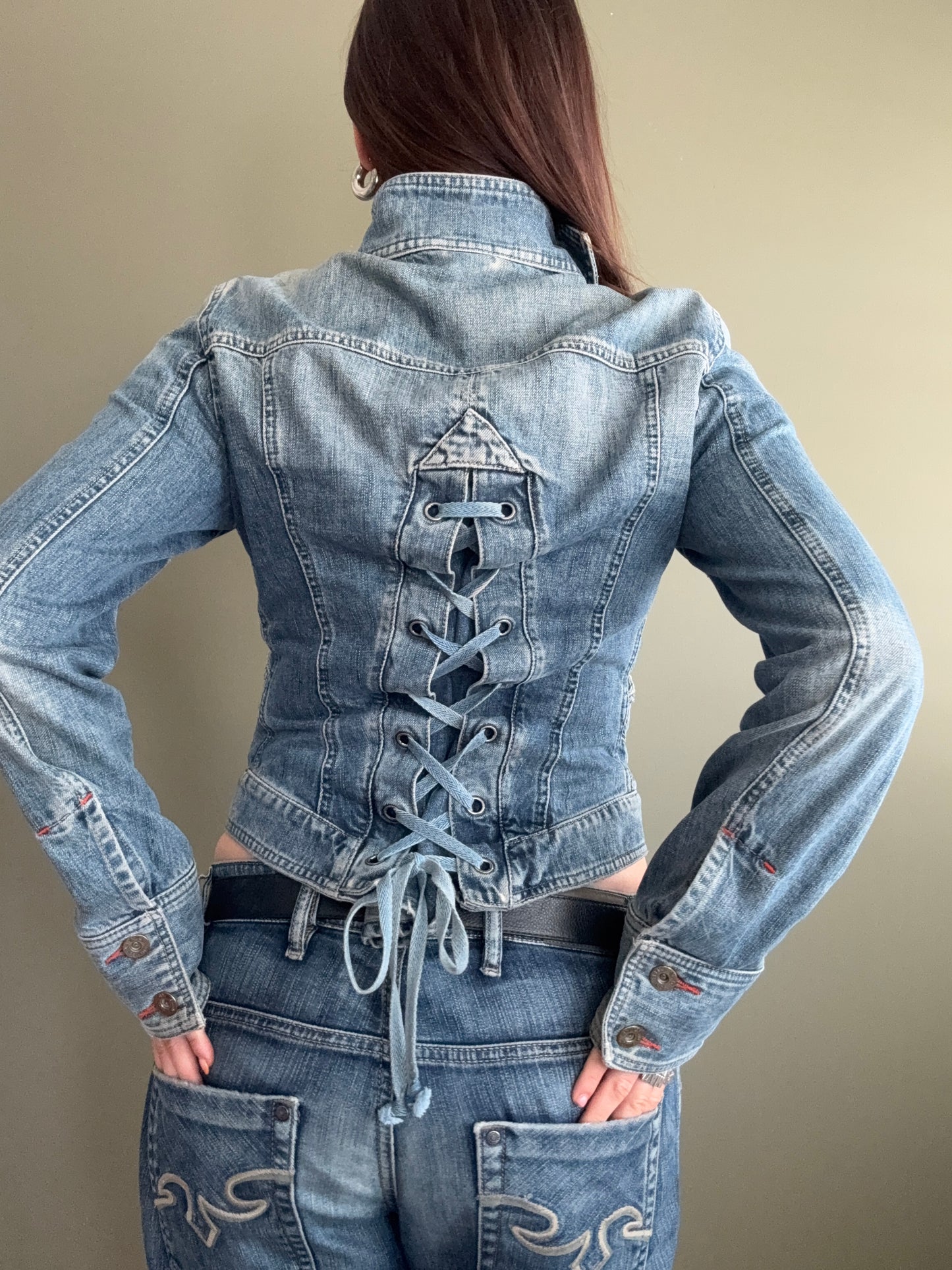 Diesel Denim Corset Jacket (L)