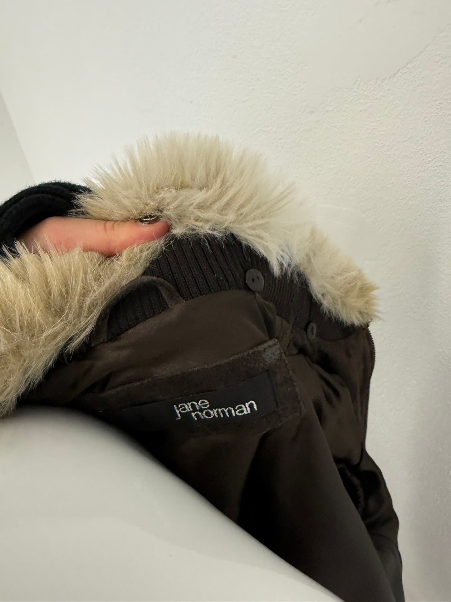 Jane Norman Suede Jacket (UK10)