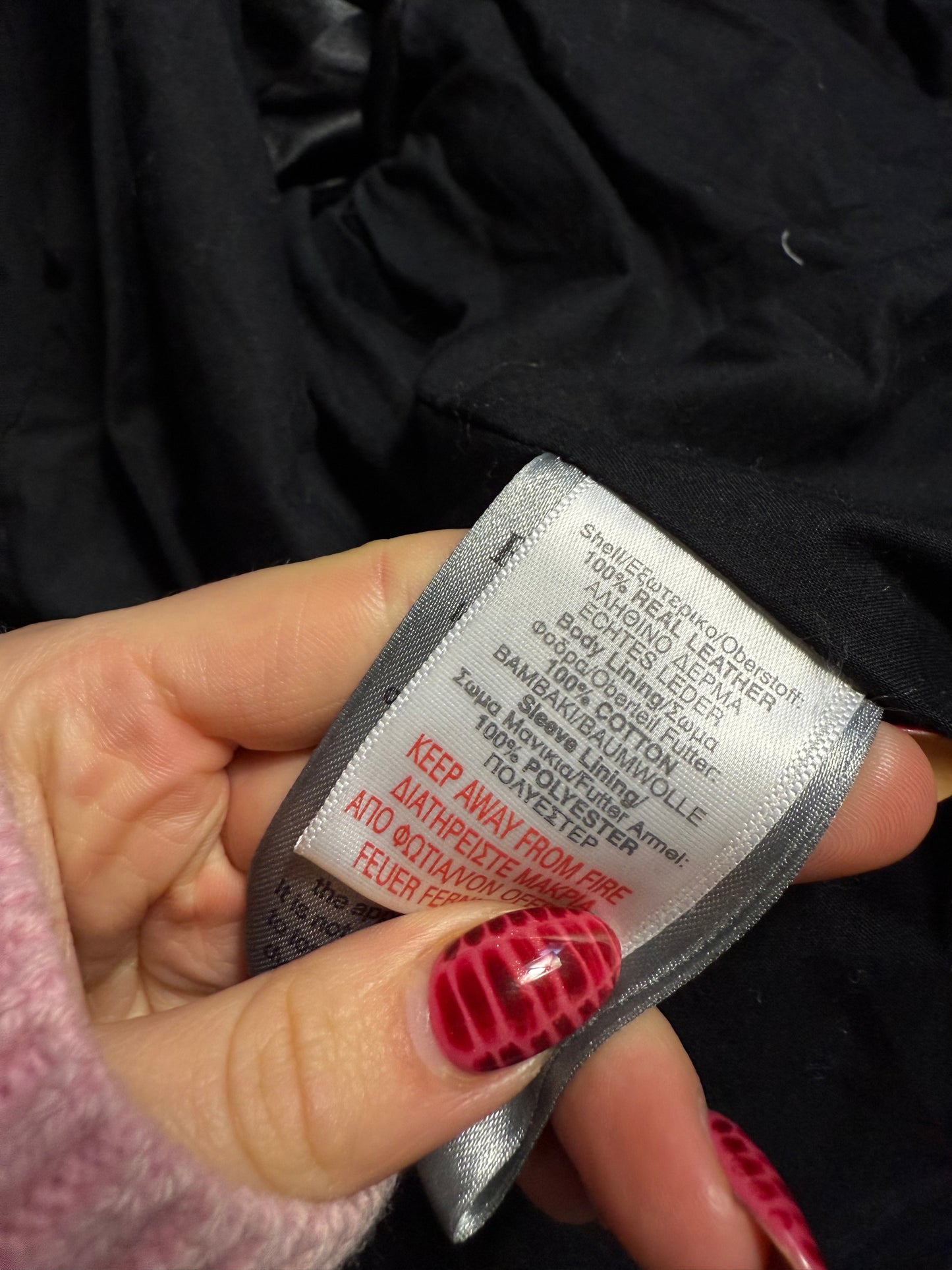 Leather Corset Jacket (UK14)