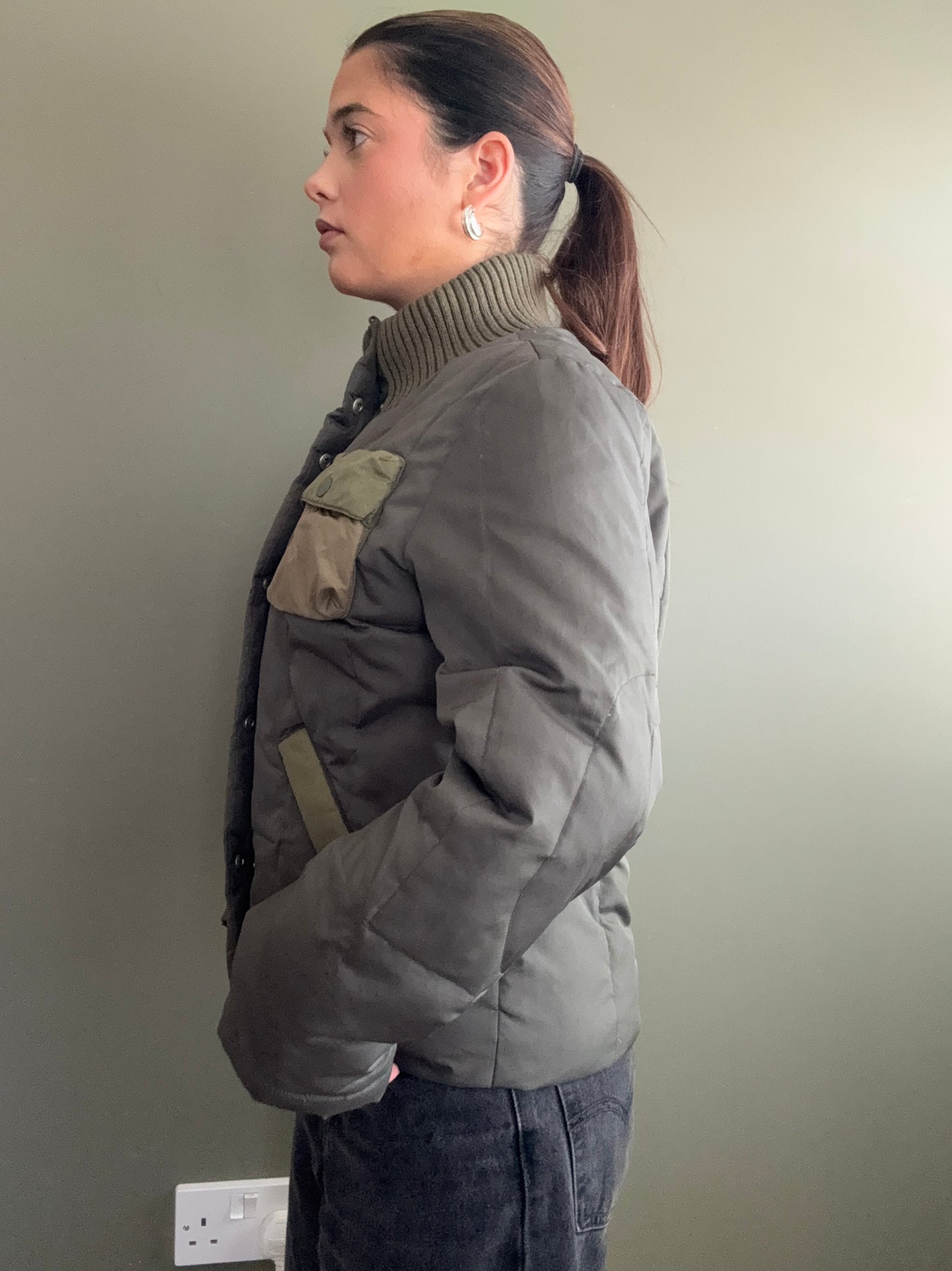 Miss Sixty Cargo Puffer Jacket (S)