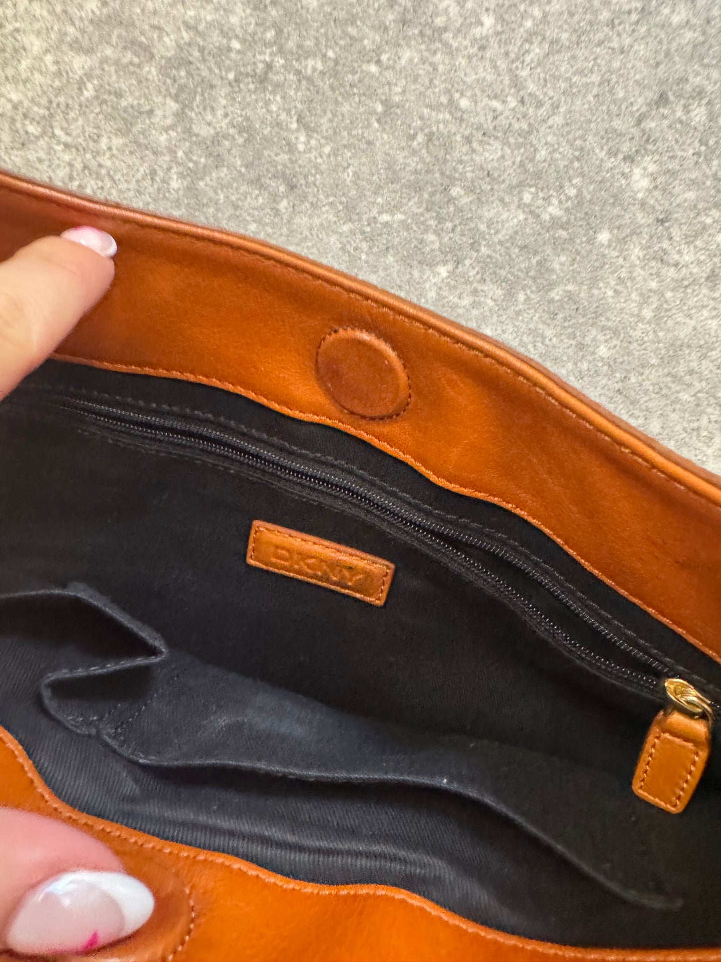 DKNY Textured Shoulder Bag
