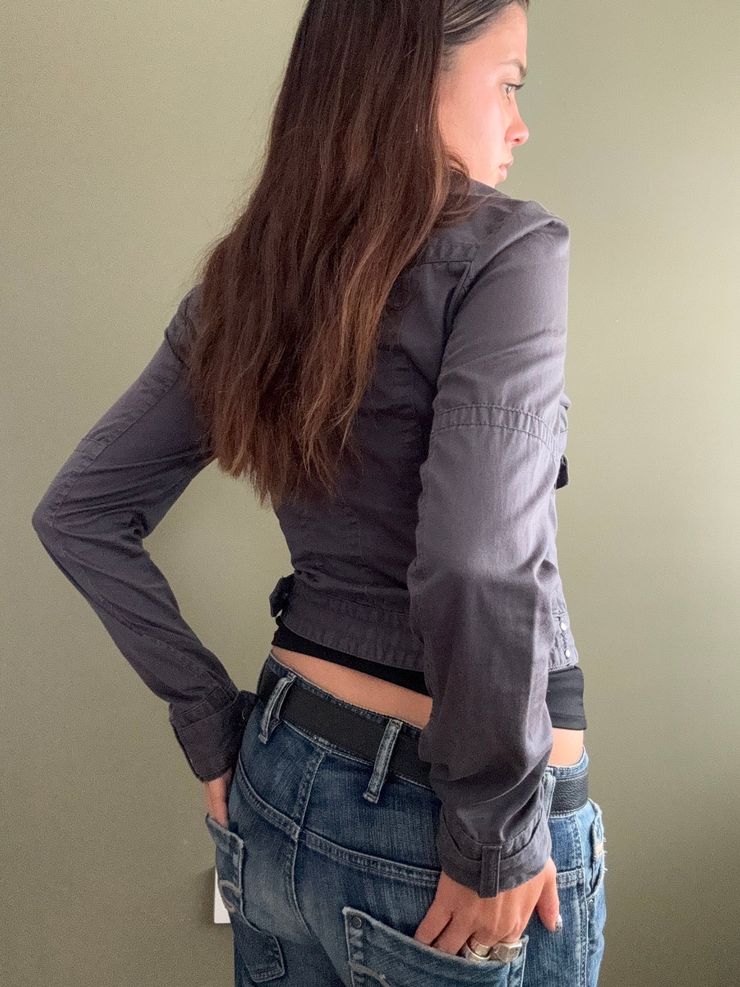 Y2K Cargo Jacket (UK8)