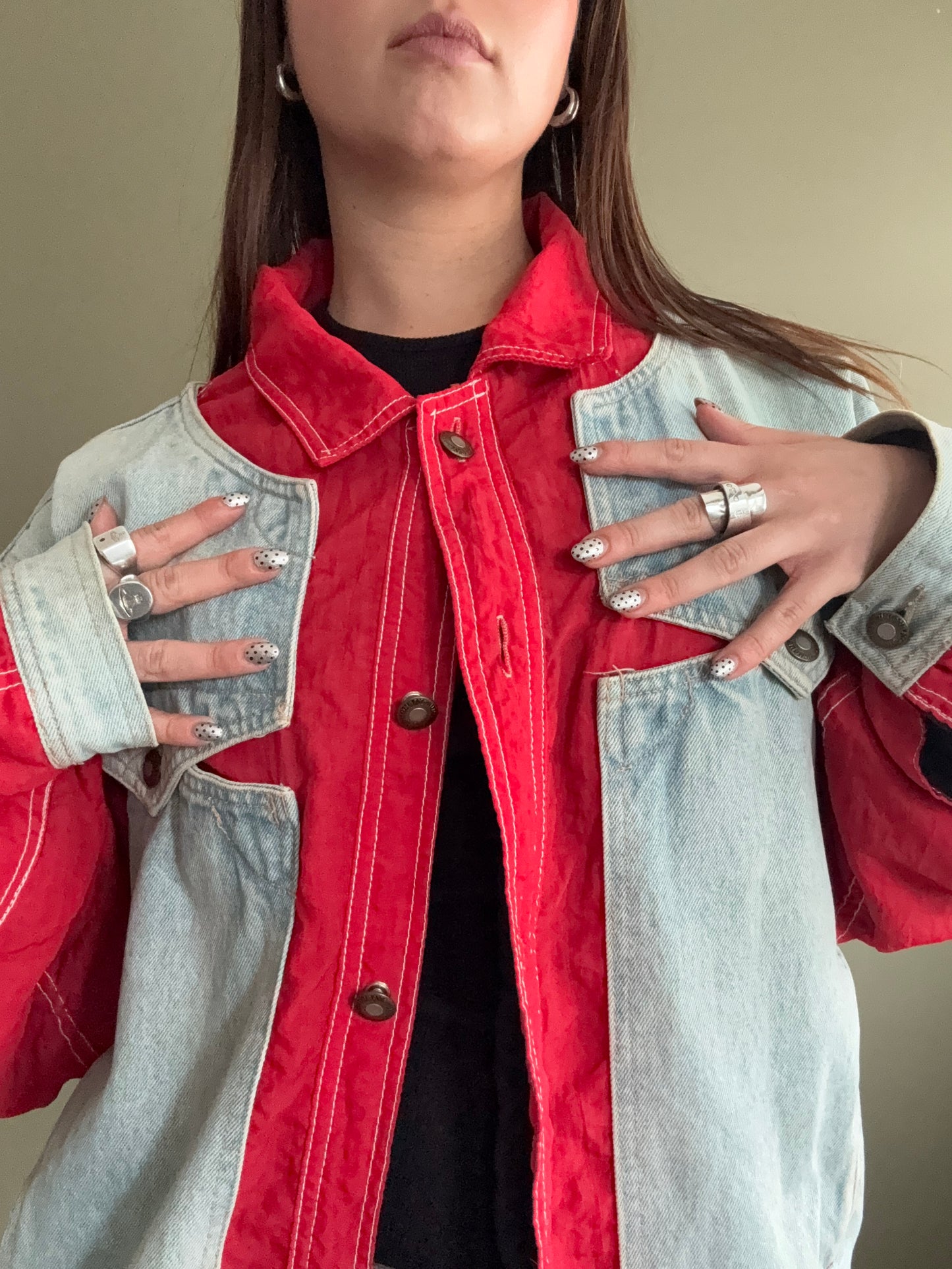 Vintage Trucker Jacket (L)