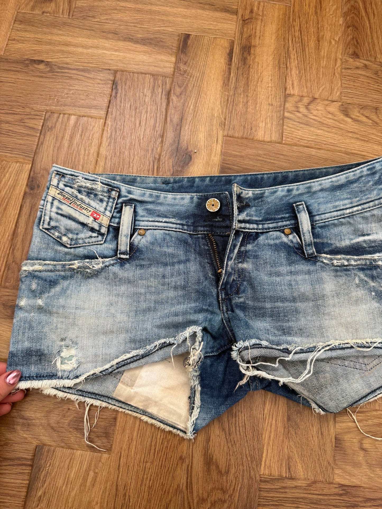 Diesel Mini Denim Shorts (XS)
