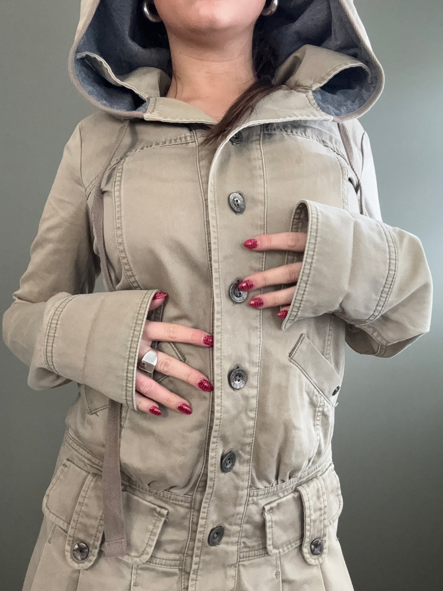 Diesel Hooded Dress (S)