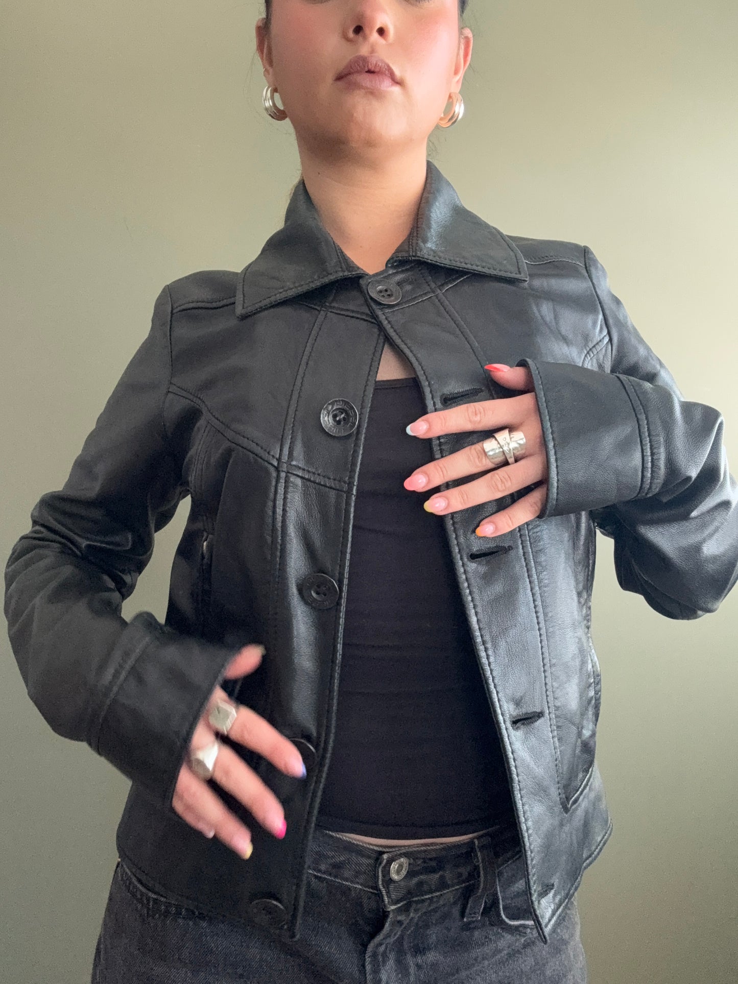 Diesel Leather Jacket (M)