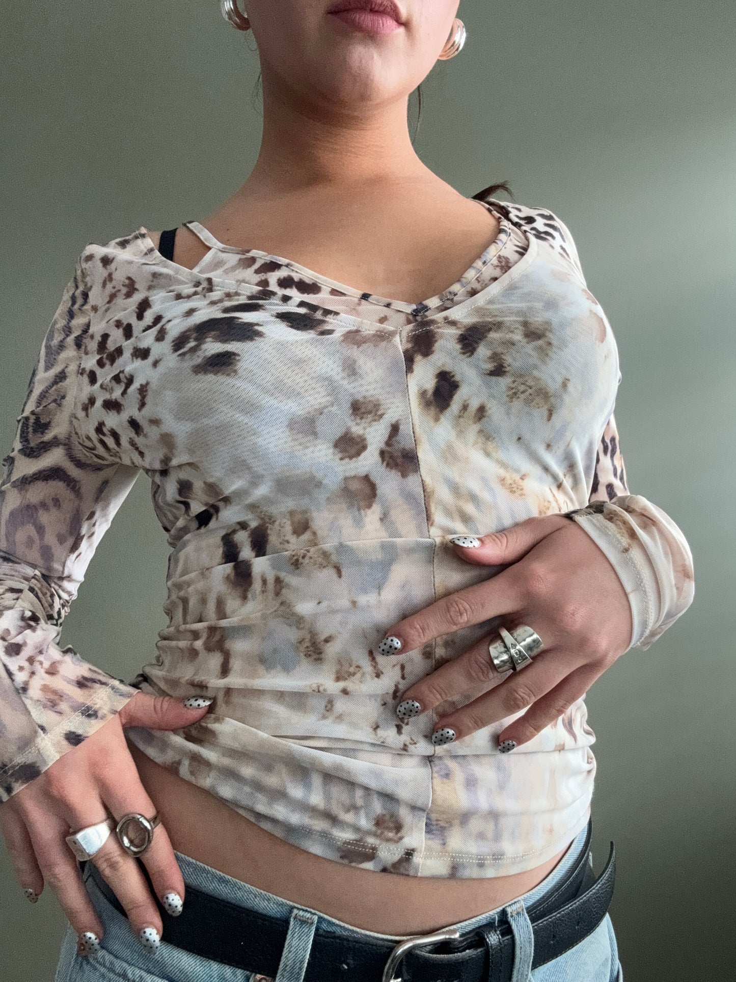 Guess Mesh Top (M)