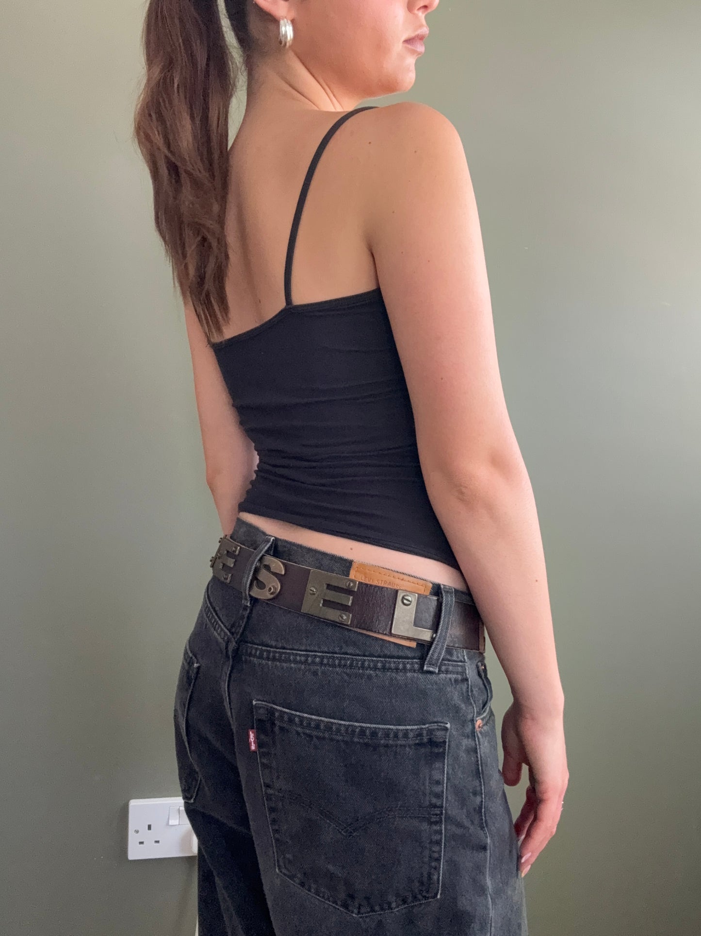 Vintage Diesel Leather Belt