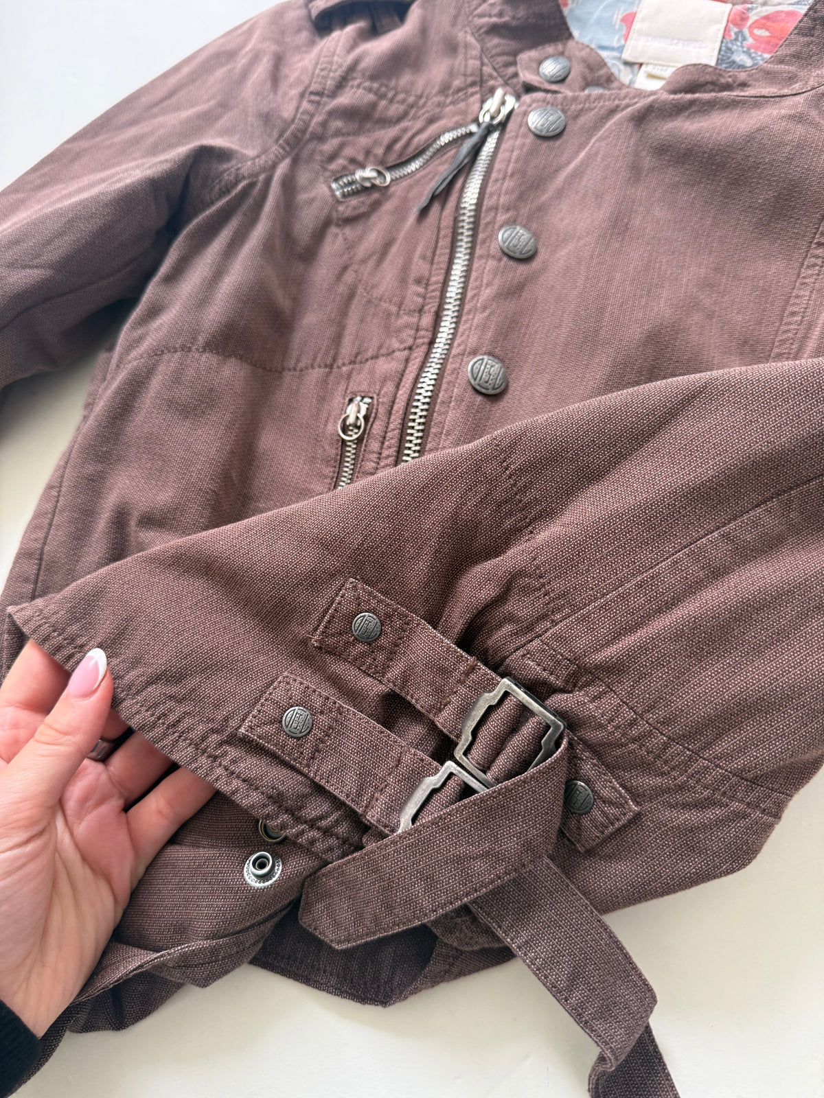 Diesel Fitted Asymmetric Buckle Jacket (L)
