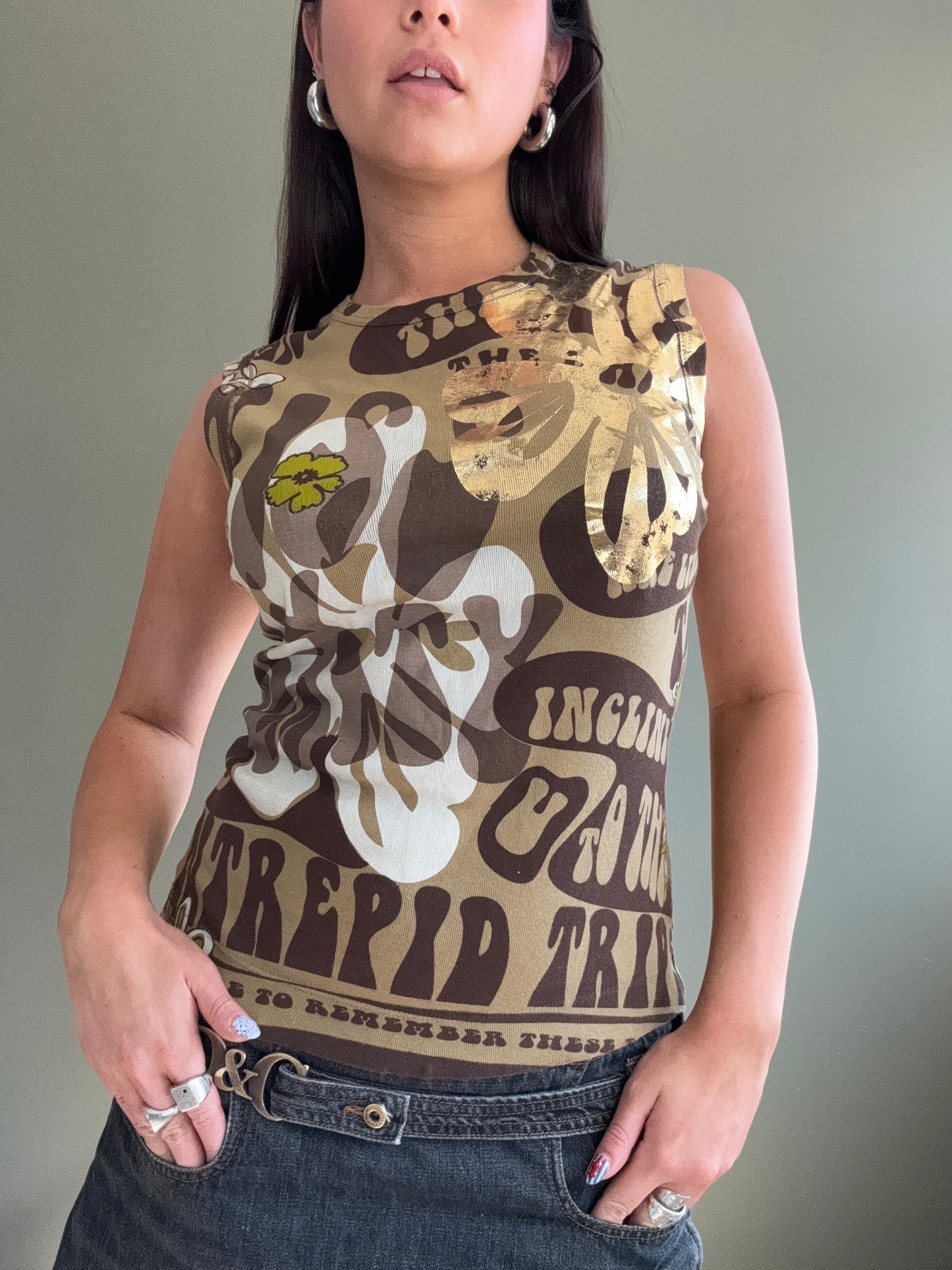 Miss Sixty Printed Top (S)