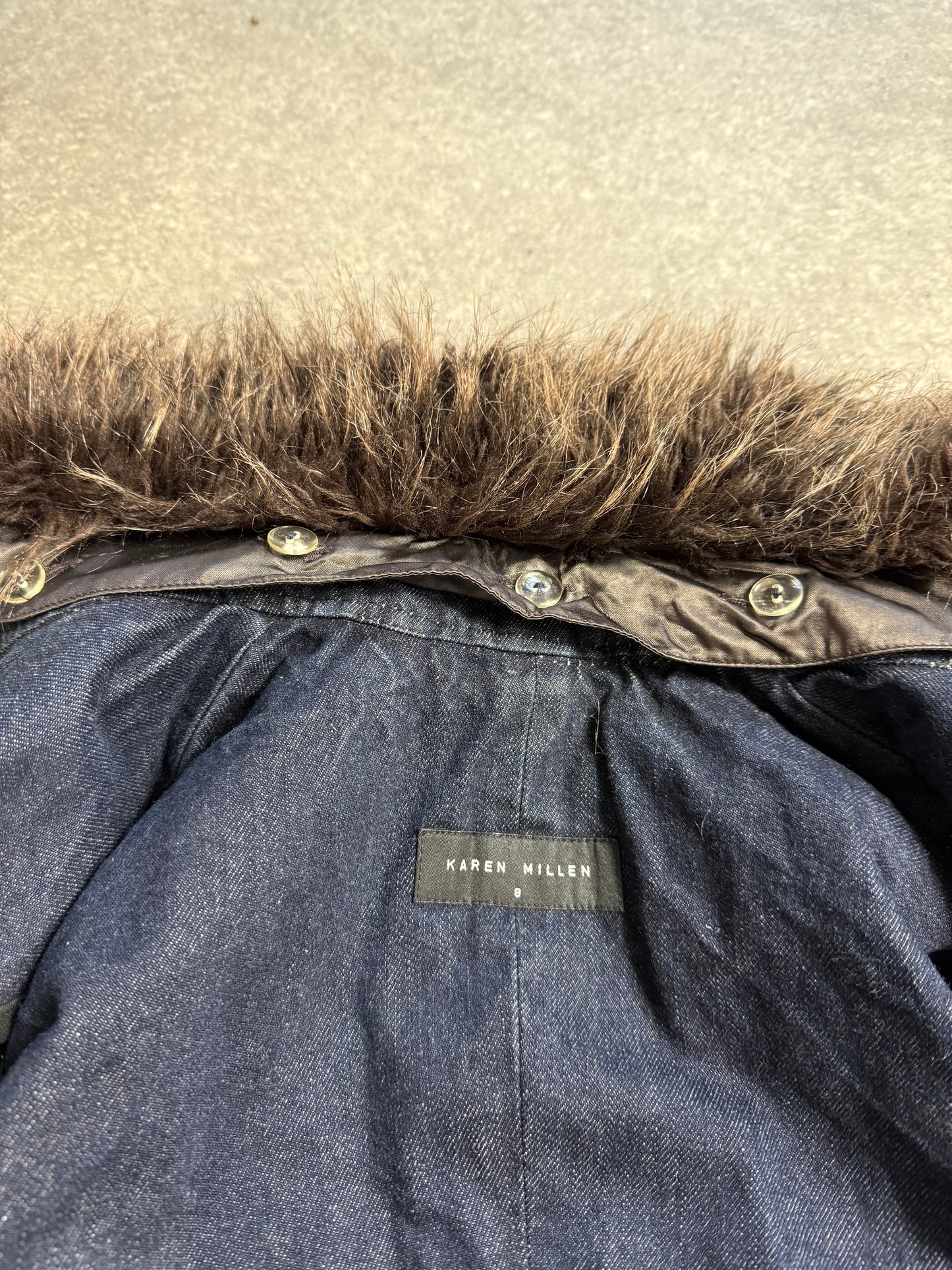 Karen Millen Fitted Denim Jacket (UK8)