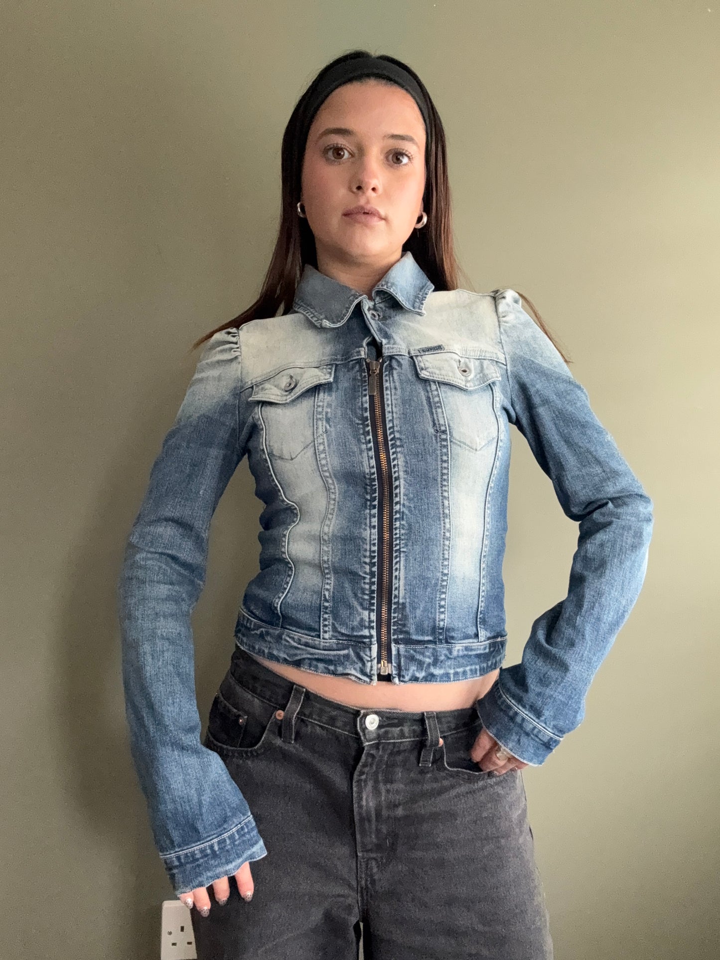 Diesel Fitted Denim Jacket (S)