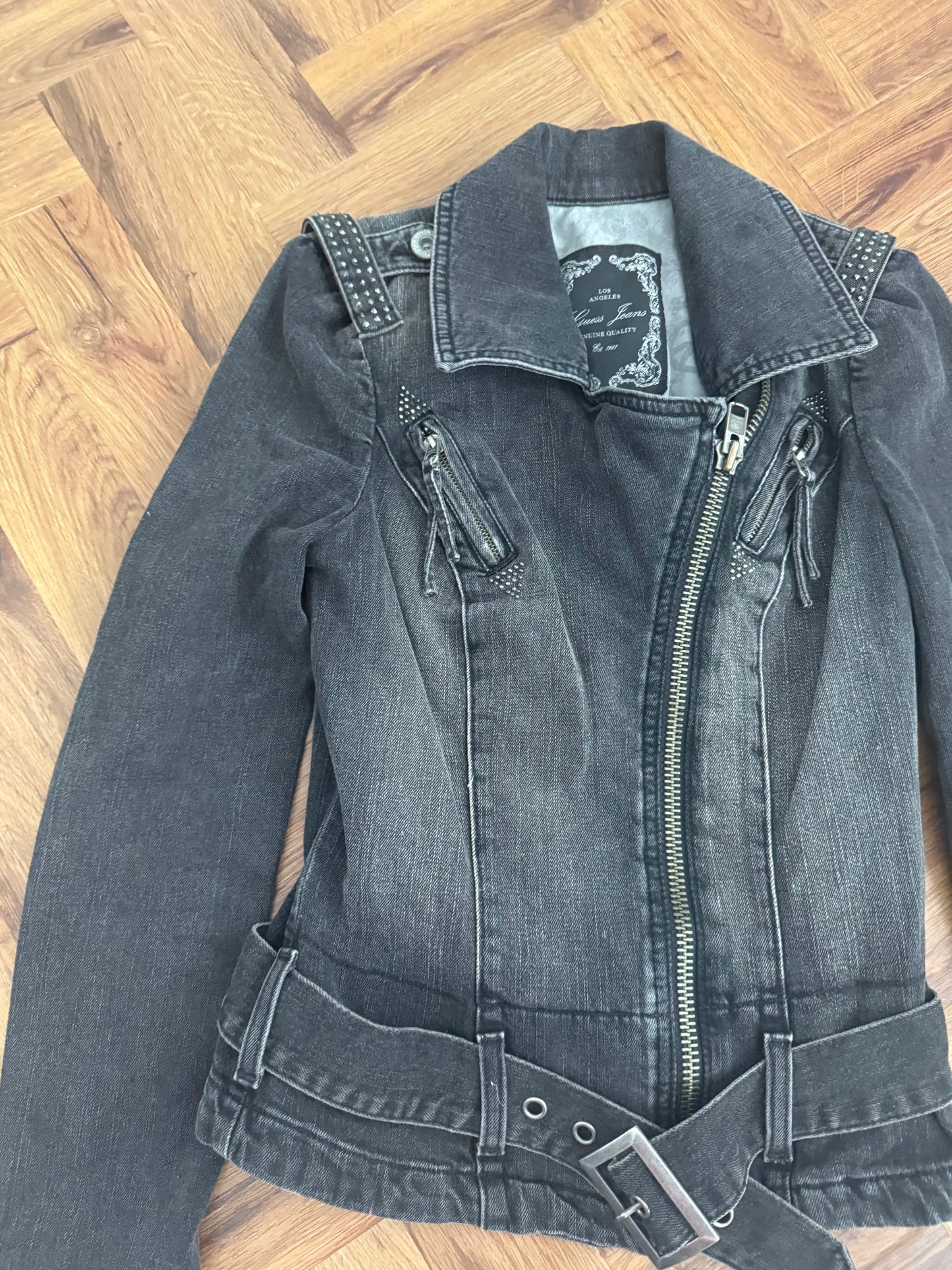 Guess Biker Denim Jacket (S)