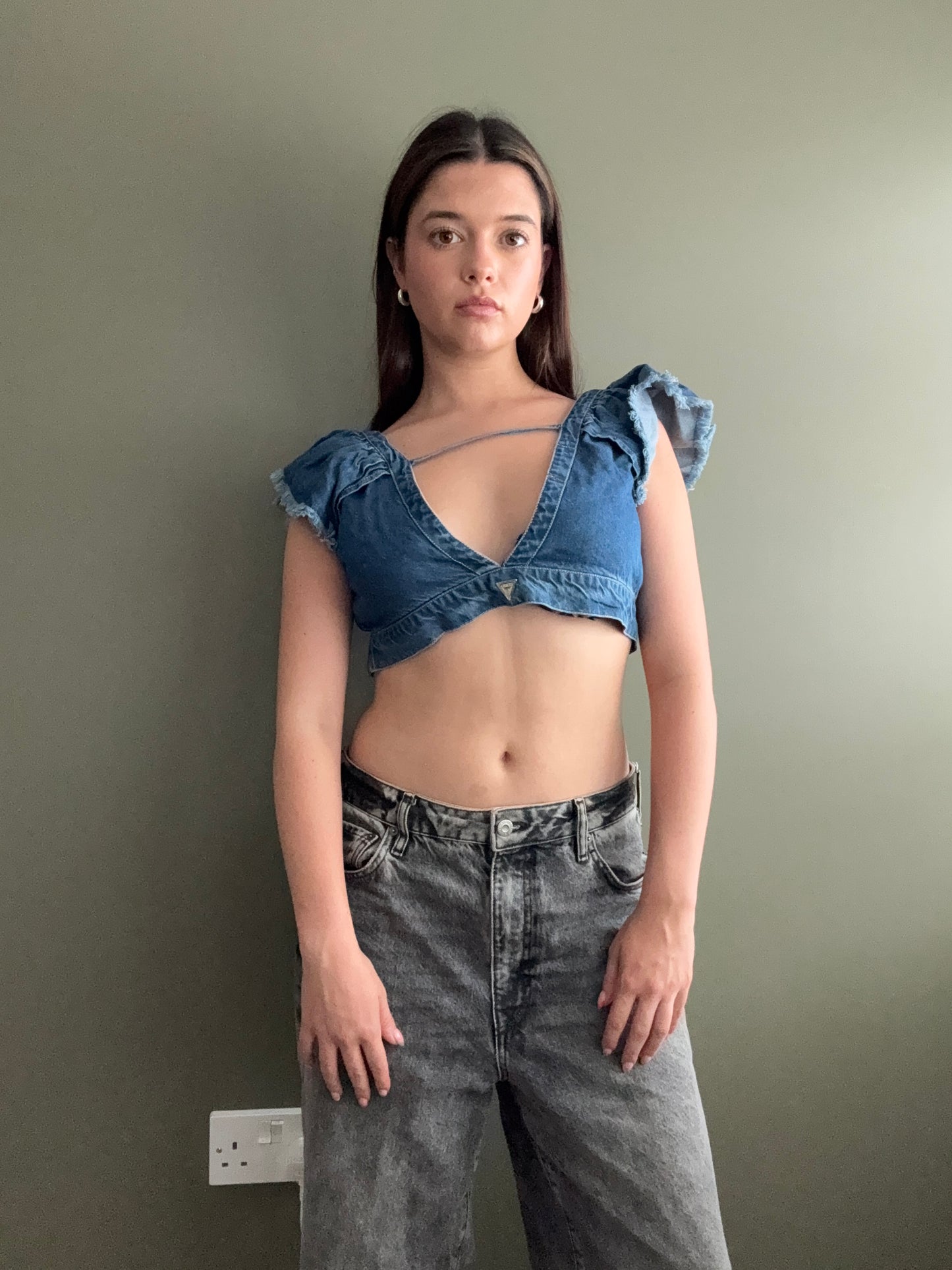 Guess Denim Top (M)