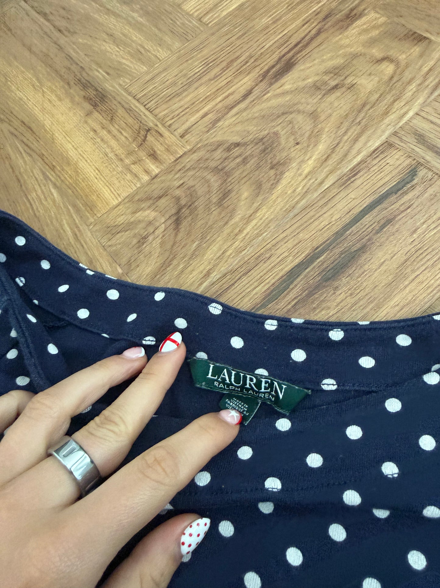 Ralph Lauren Polka Dot Top (S)