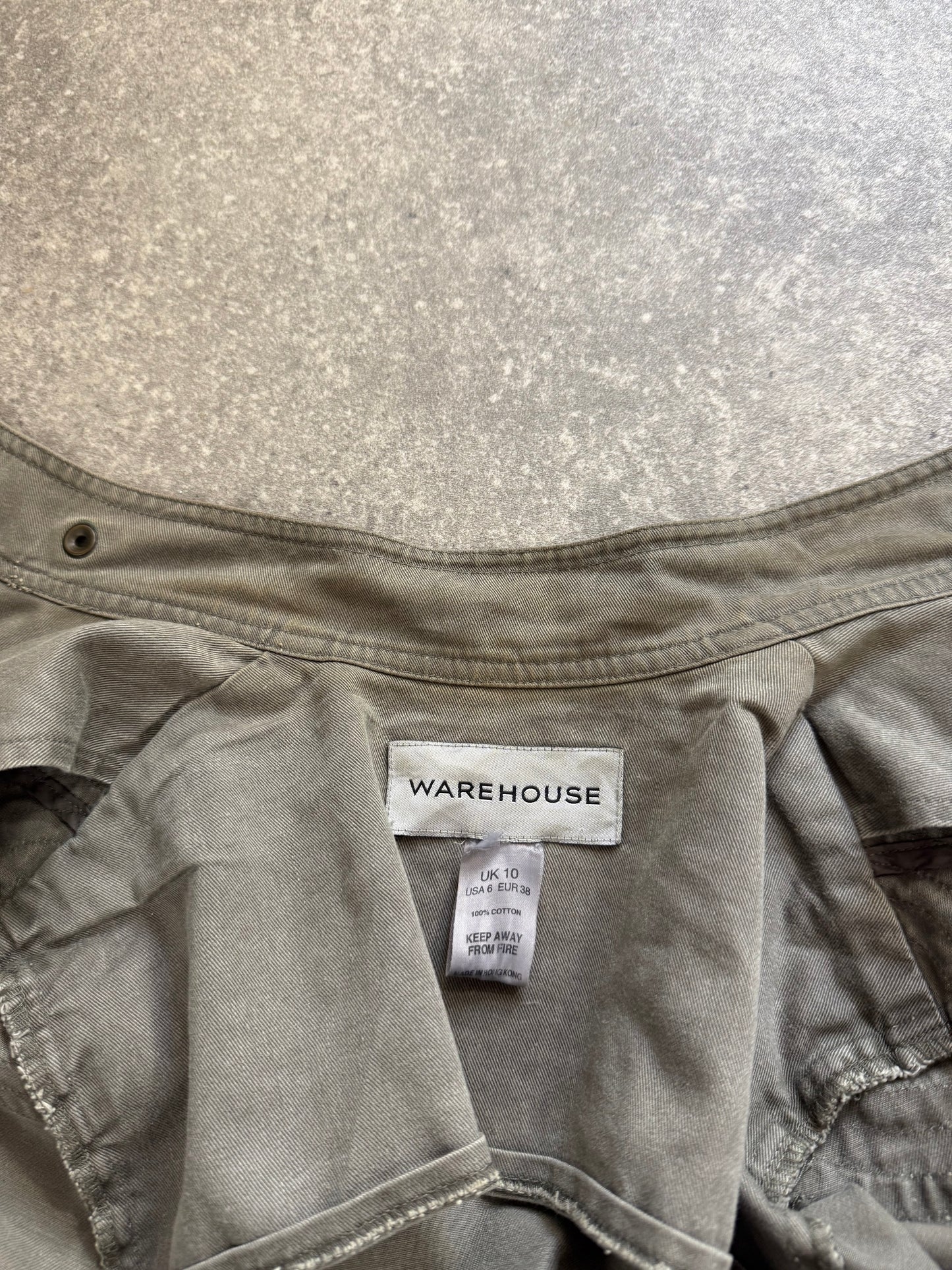 Khaki Biker Jacket (UK10)