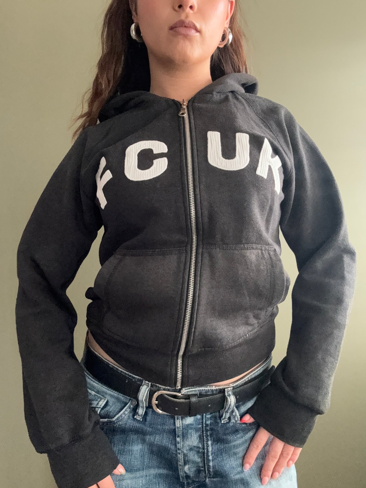 French Connection Zip Hoodie (M)