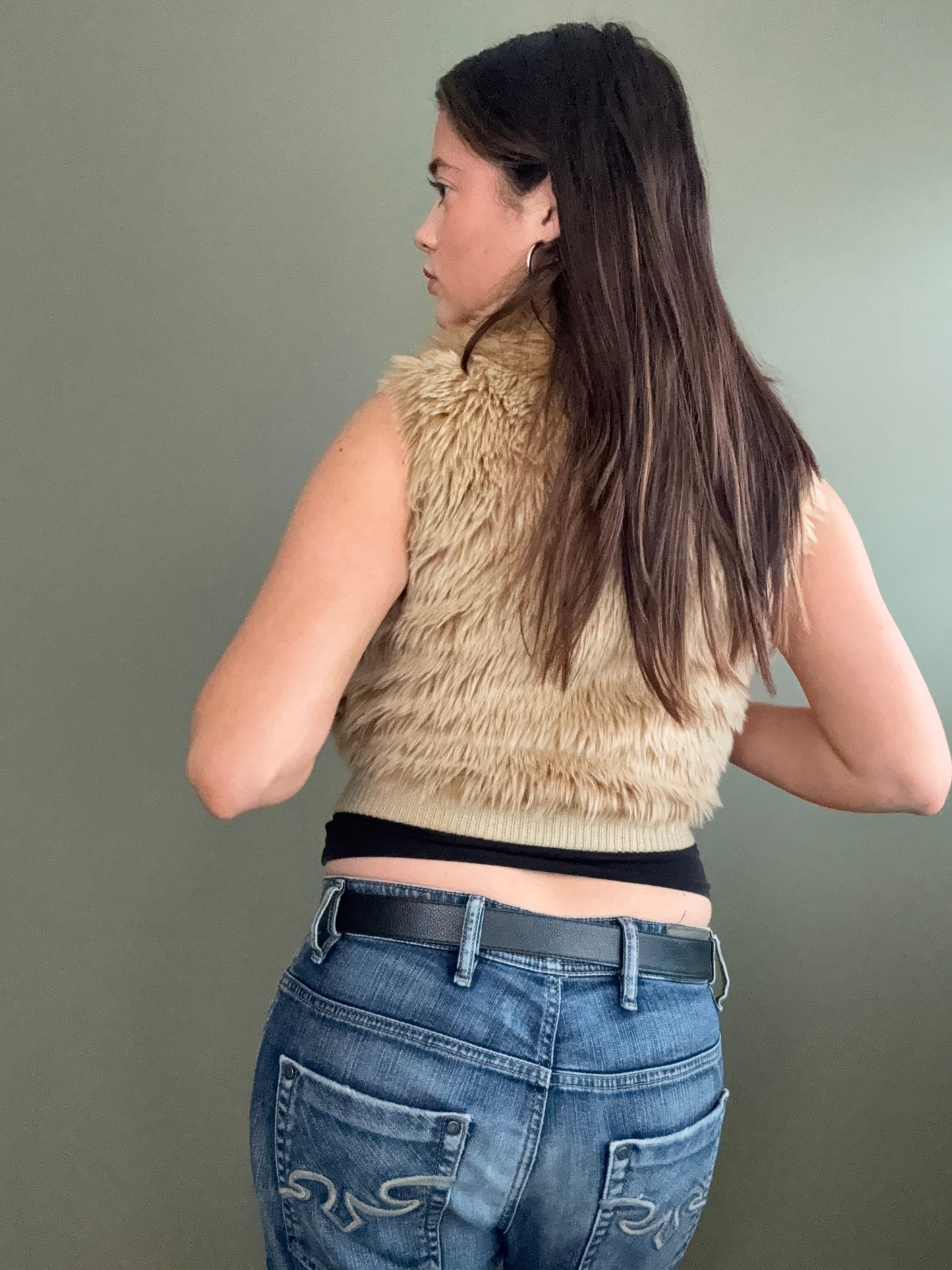 Faux Fur Gilet (UK6)