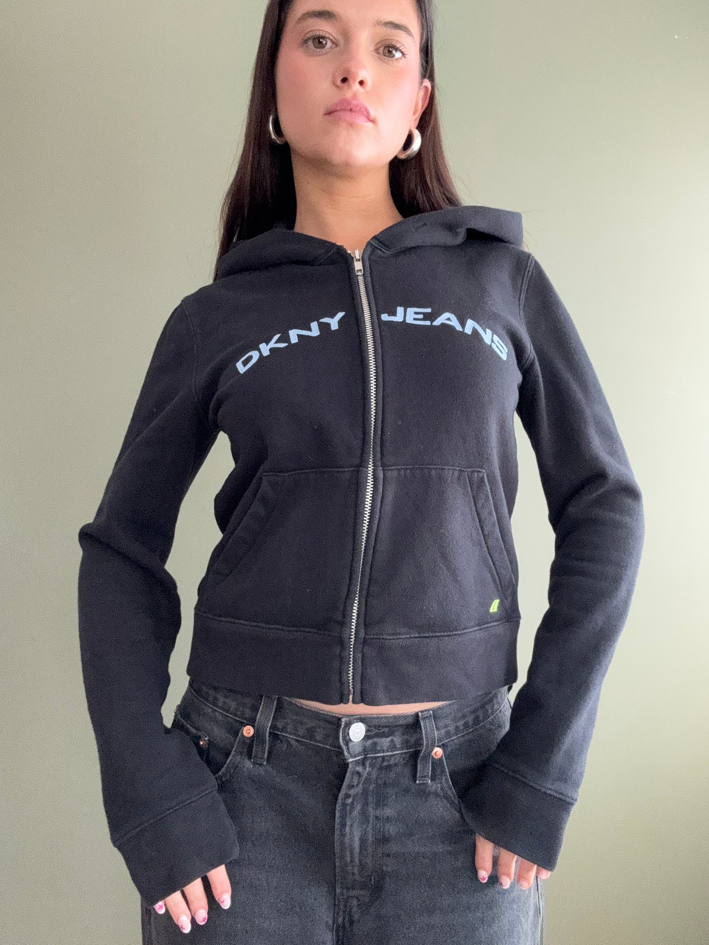 DKNY Zip Hoodie (M)