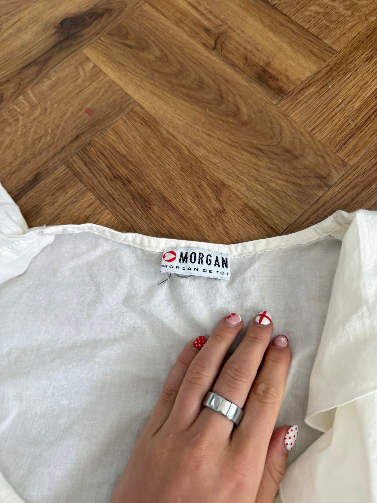 Morgan De Toi Ruffle Shirt (S)