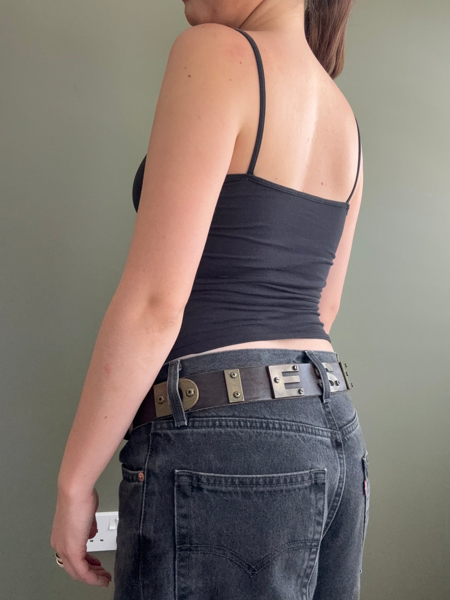 Vintage Diesel Leather Belt