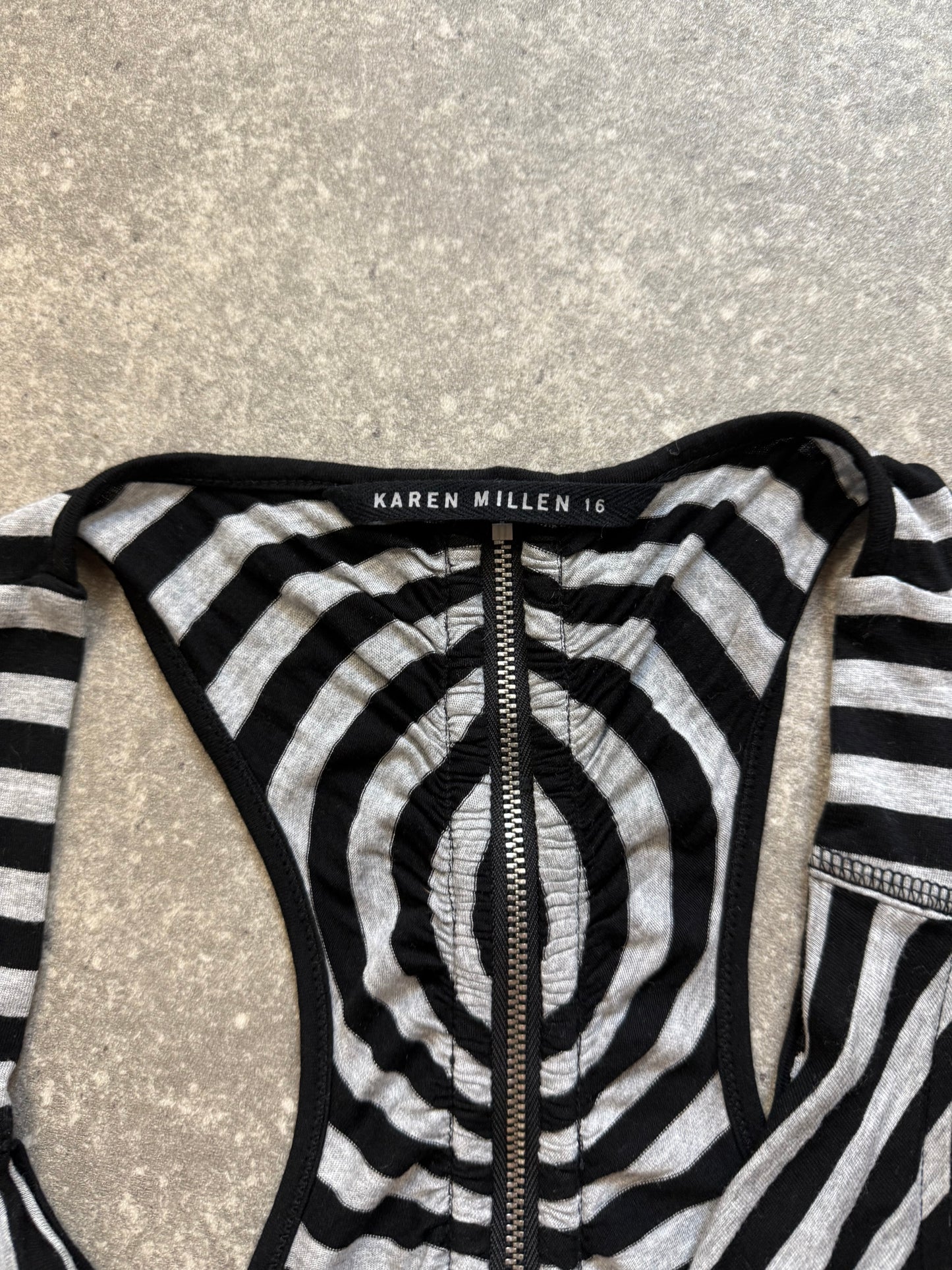 Karen Millen Striped Top (UK16)