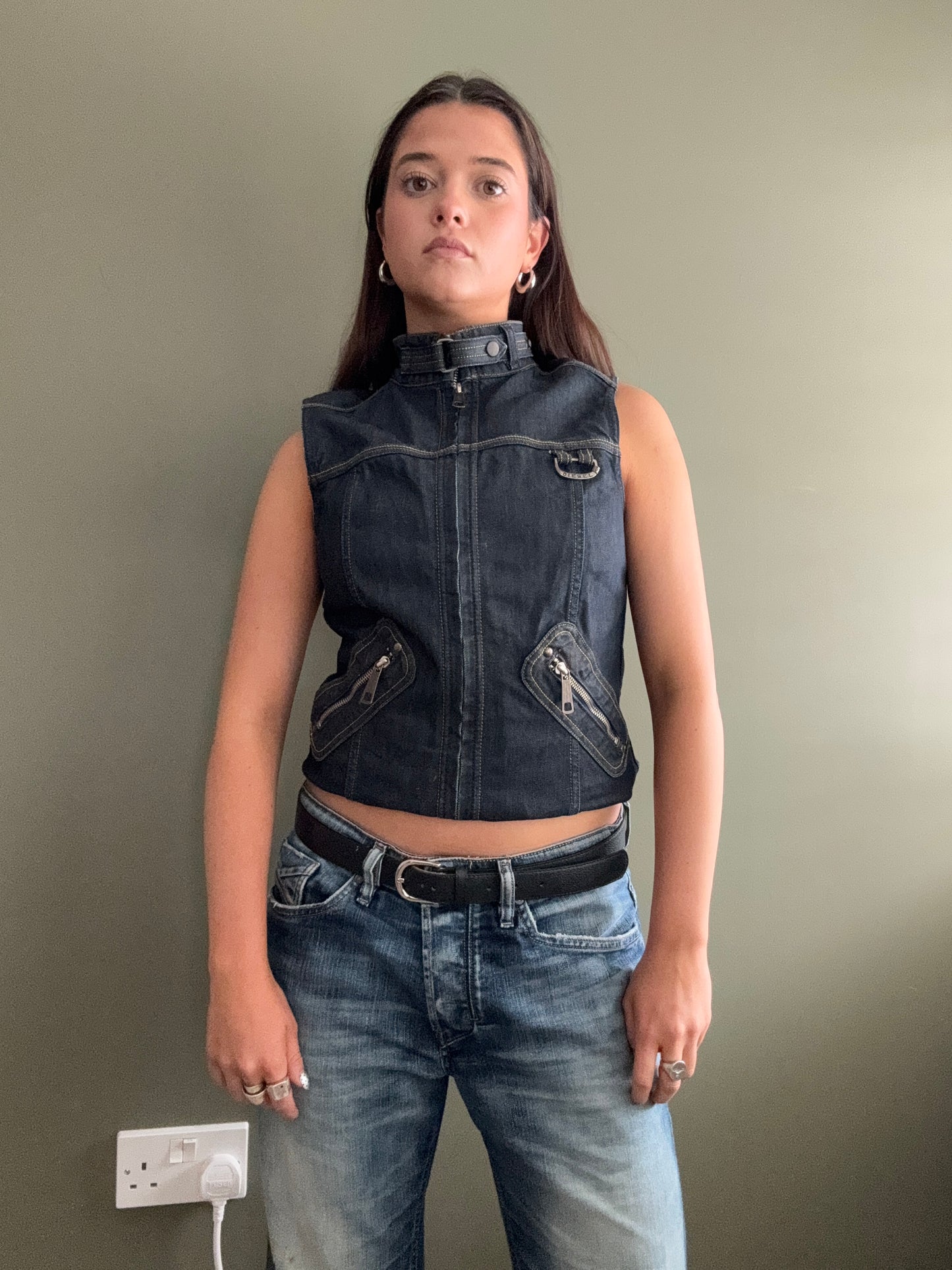 Diesel Denim Gilet (S)