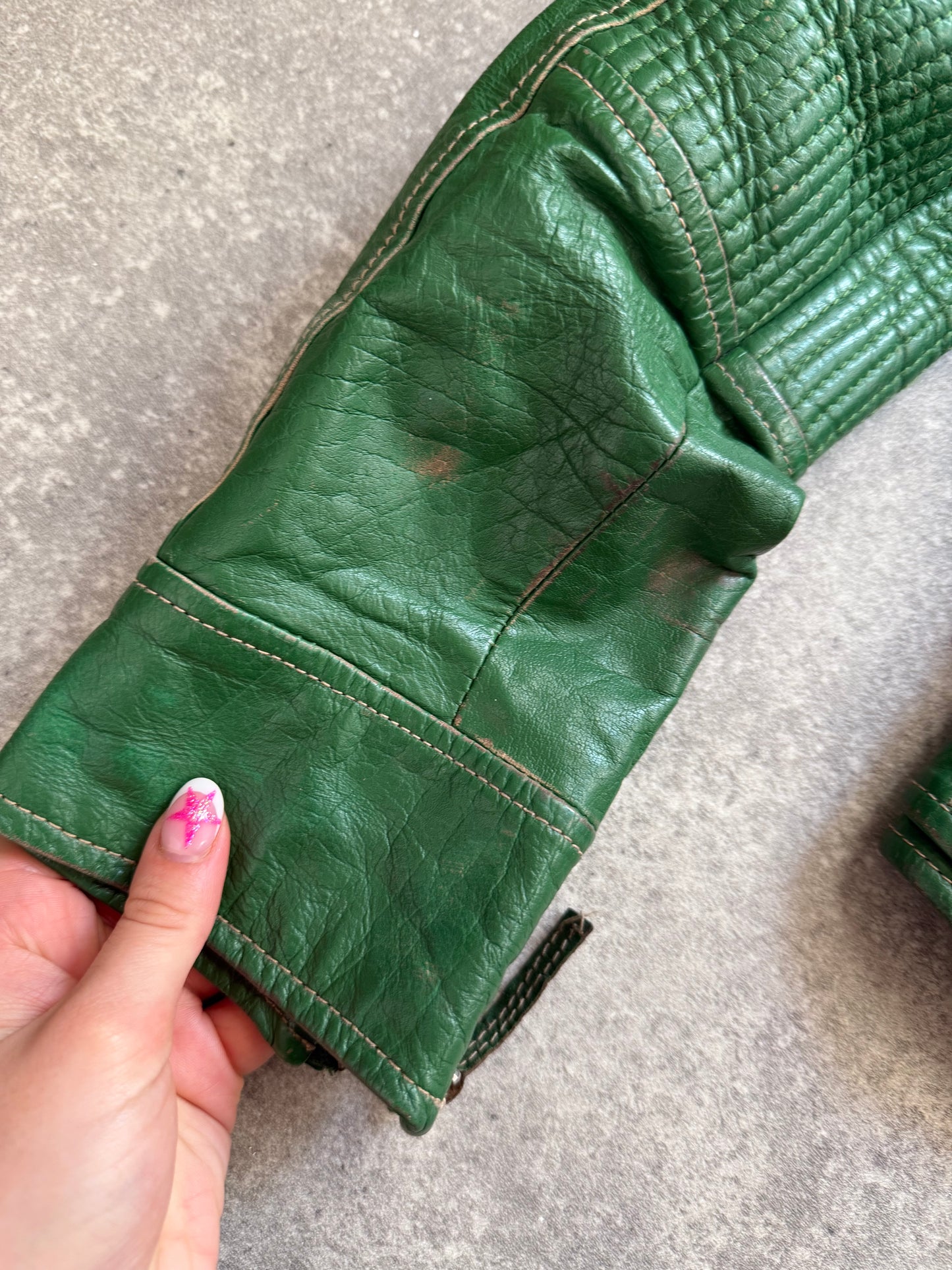Miss Sixty Leather Biker Jacket (S)