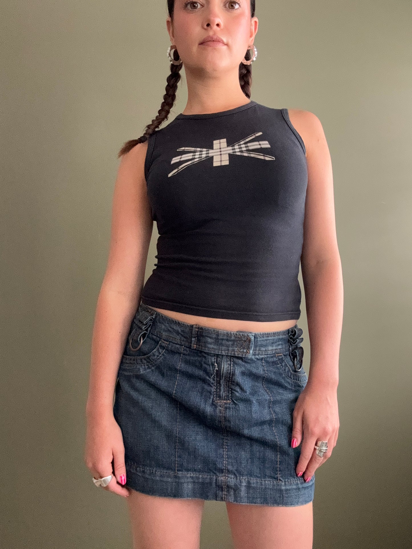 Miss Sixty Denim Mini Skirt (M)