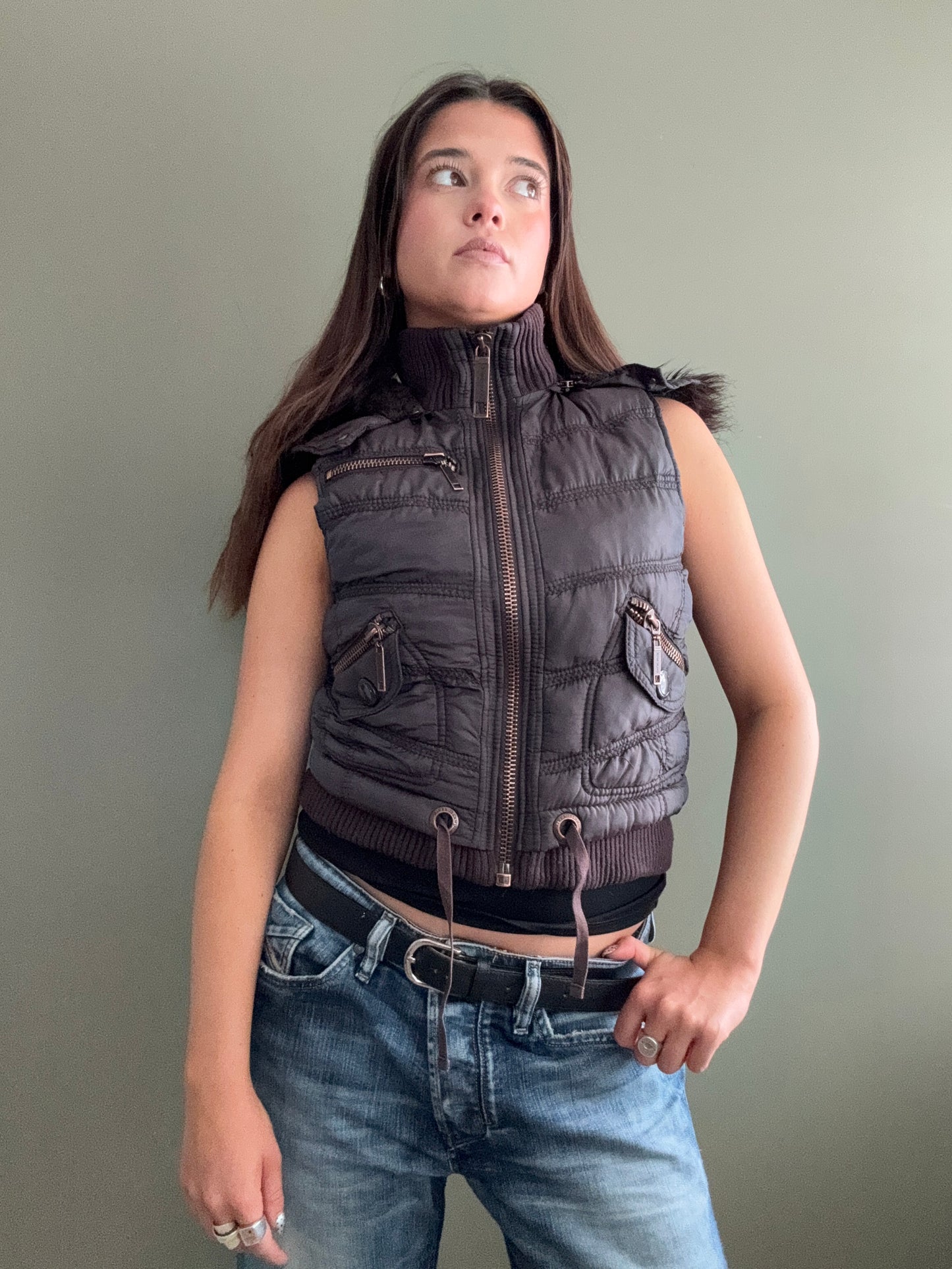 Y2K Puffer Gilet (UK10)