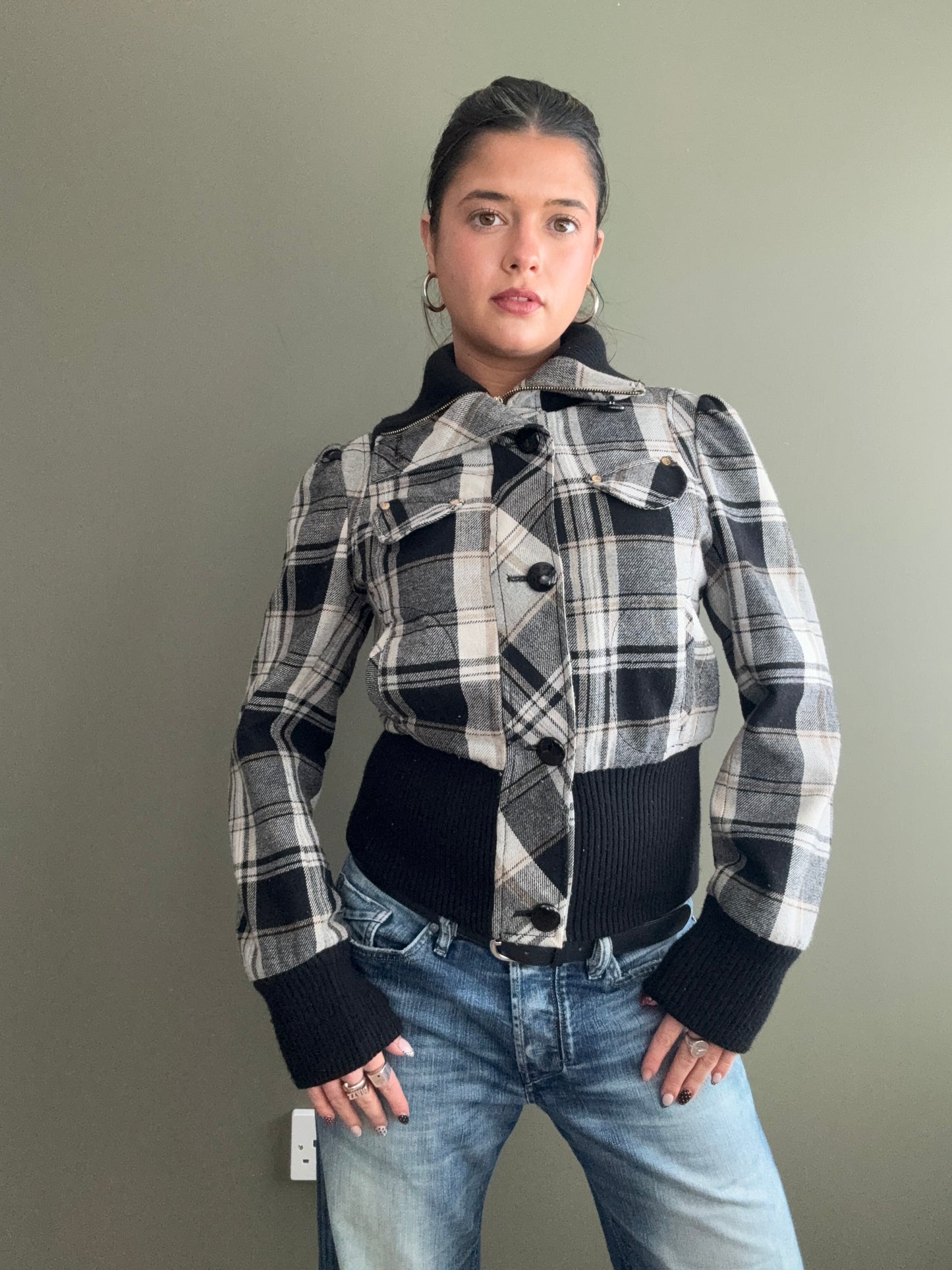 Guess Tartan Jacket (M)