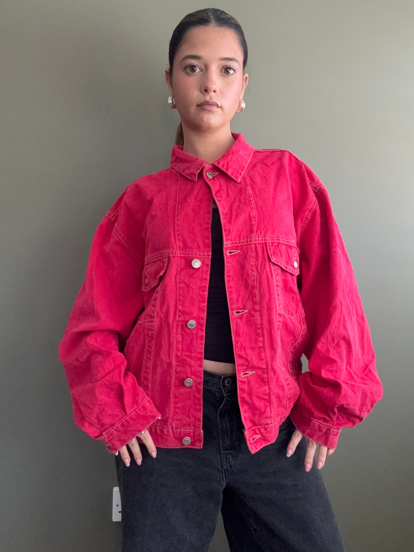 Red Diesel Trucker Jacket (L)