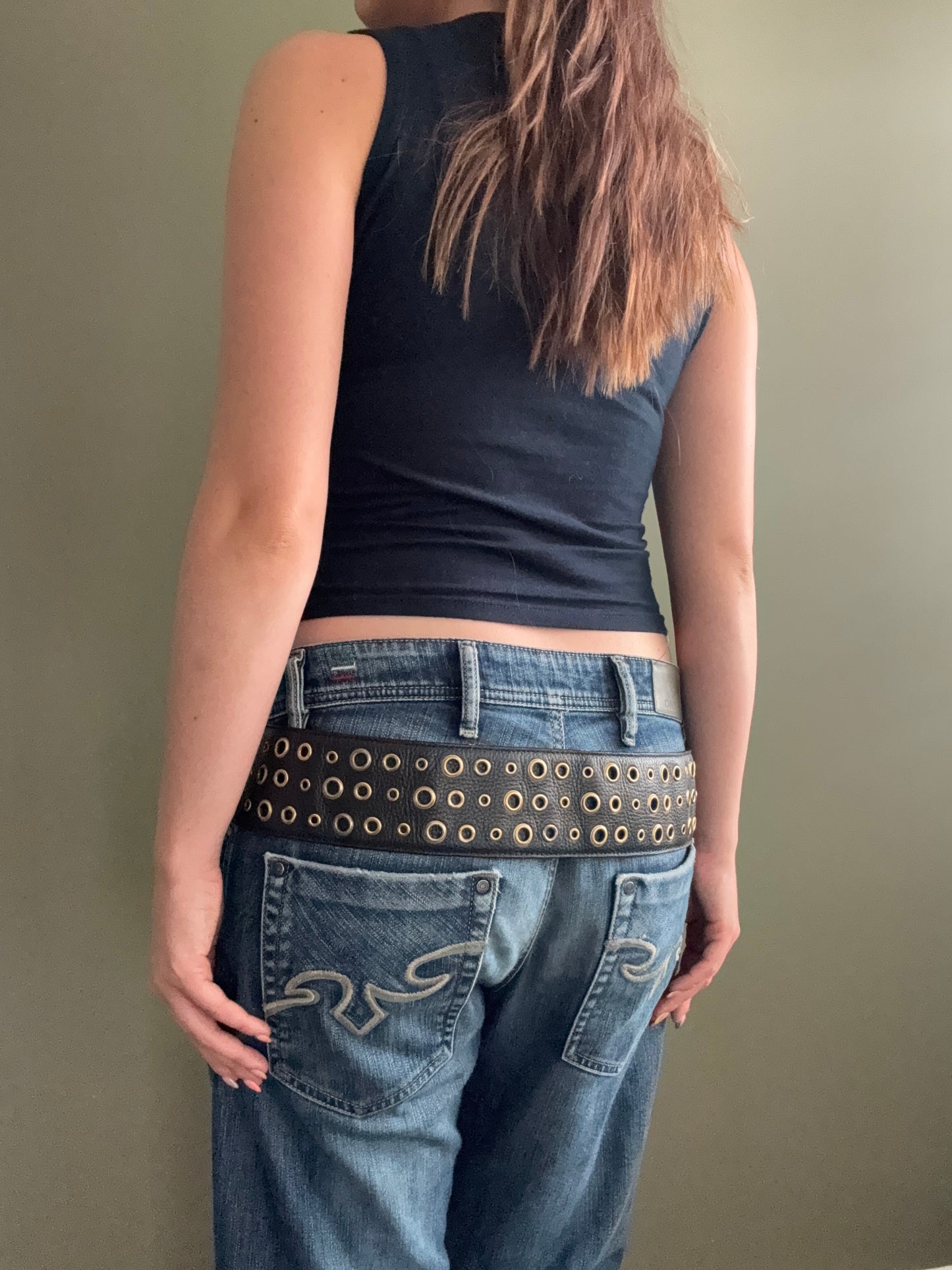 Karen Millen Leather Belt (M)