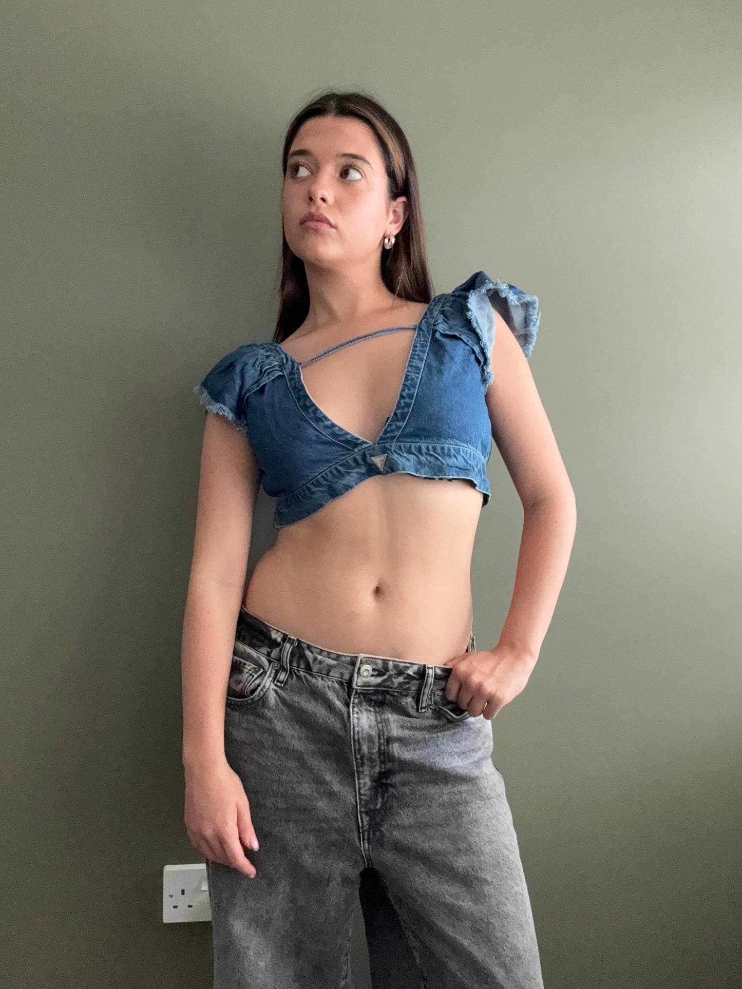Guess Denim Top (M)