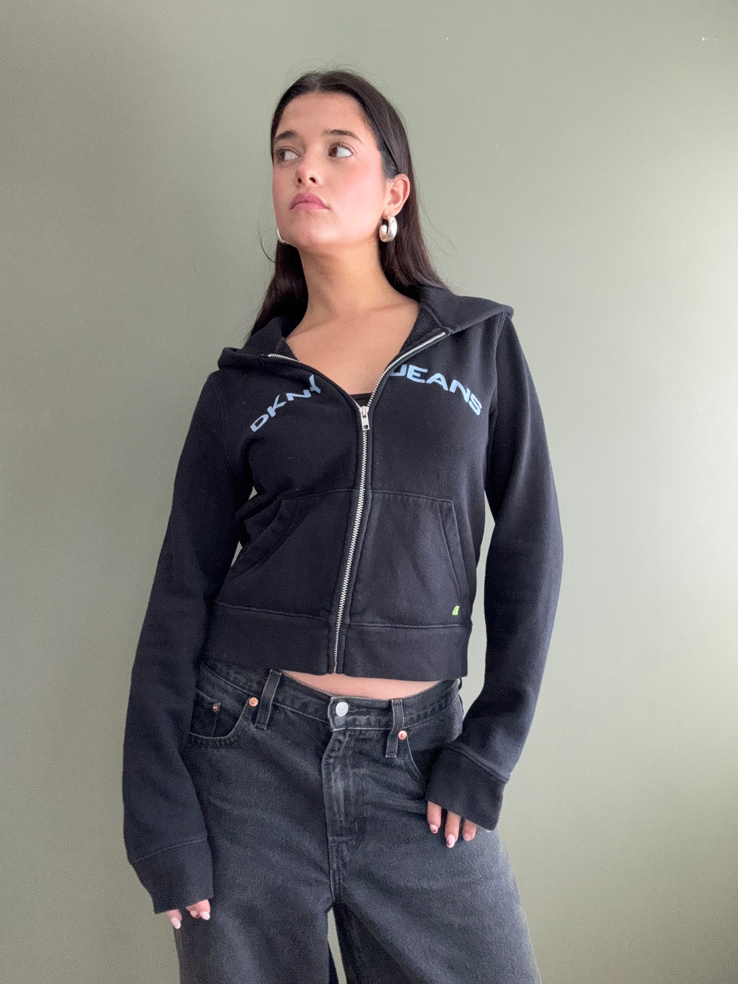 DKNY Zip Hoodie (M)