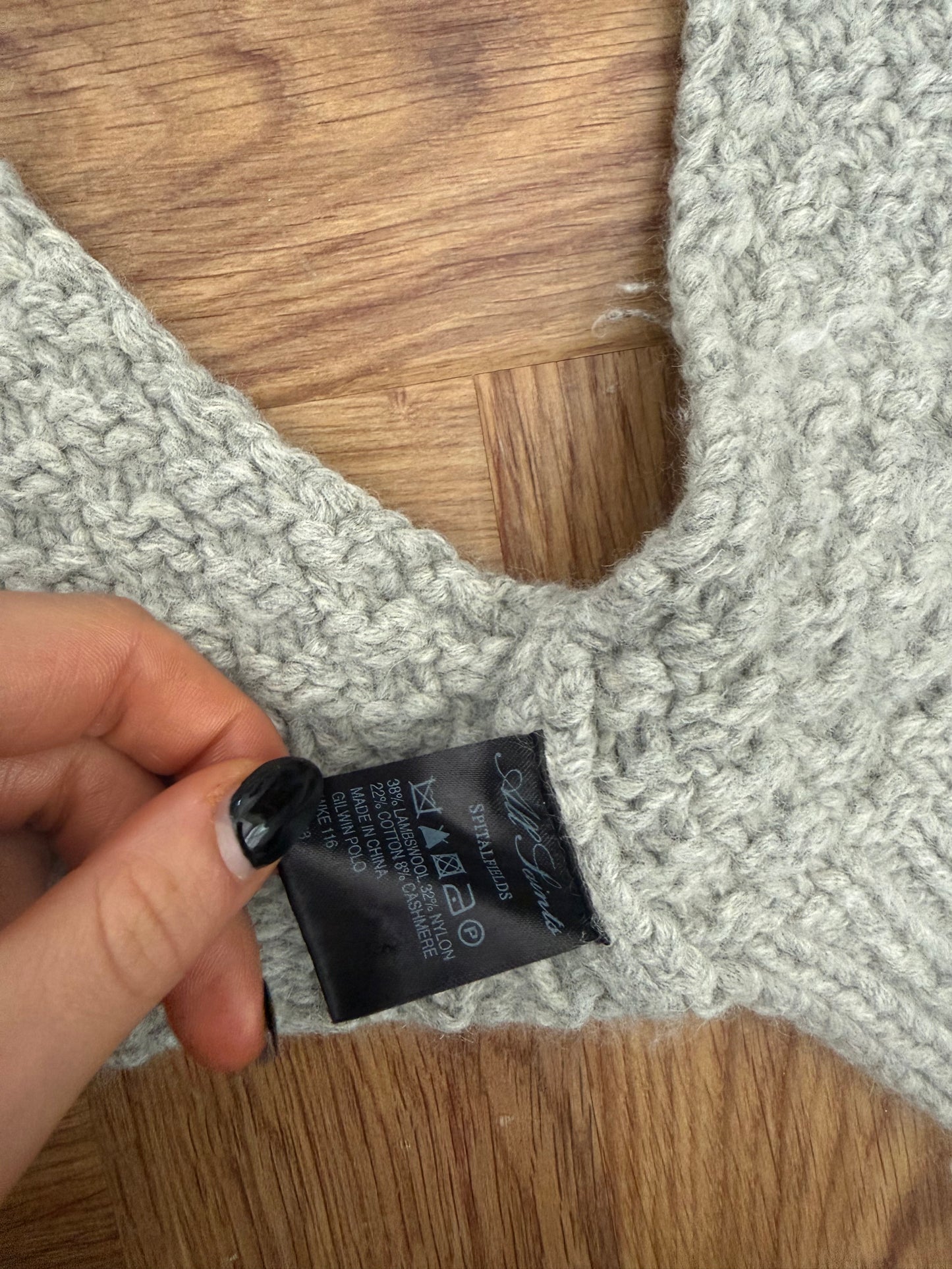Cropped Knit Allsaints Jumper (UK10)