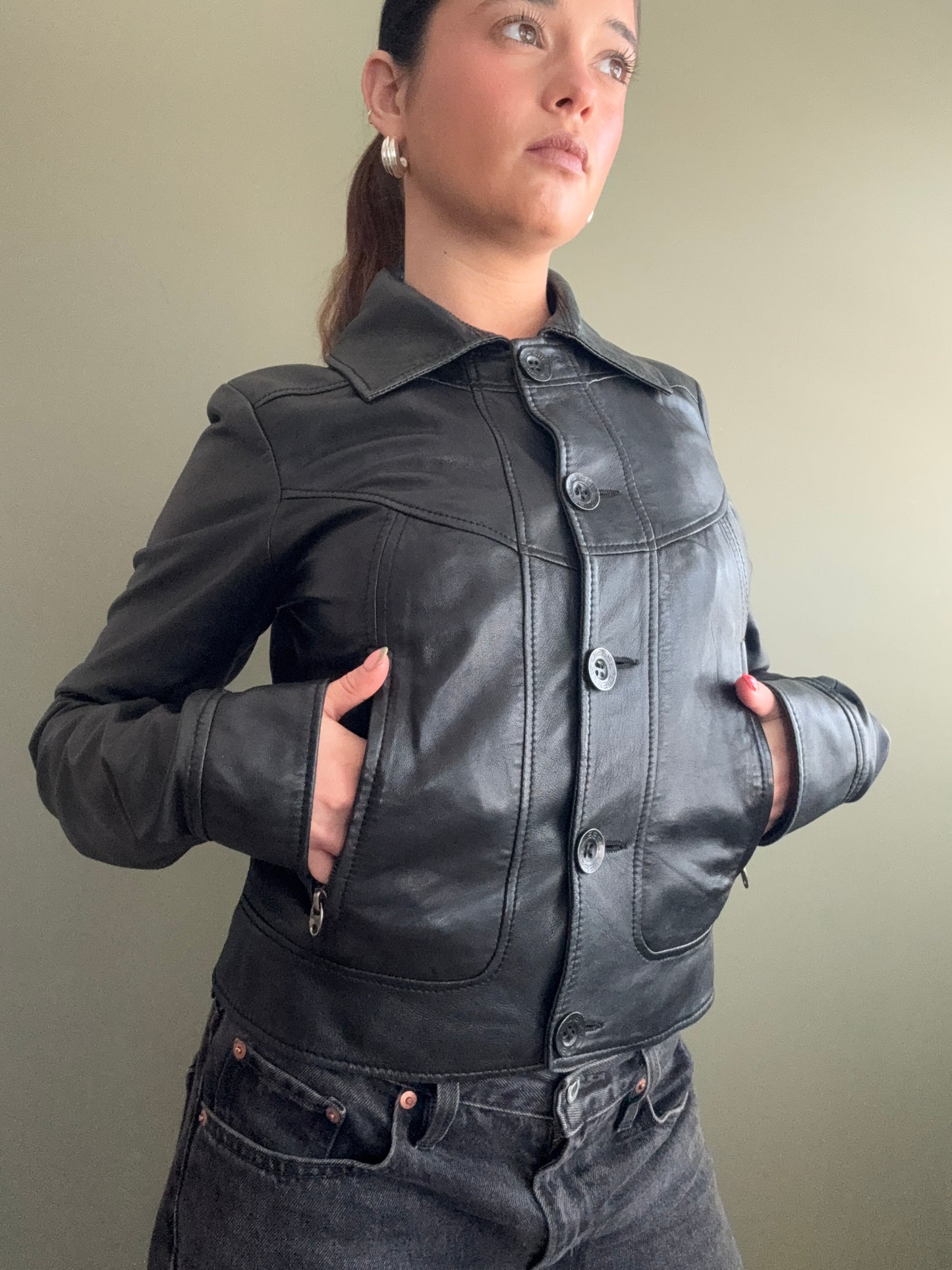 Diesel Leather Jacket (M)