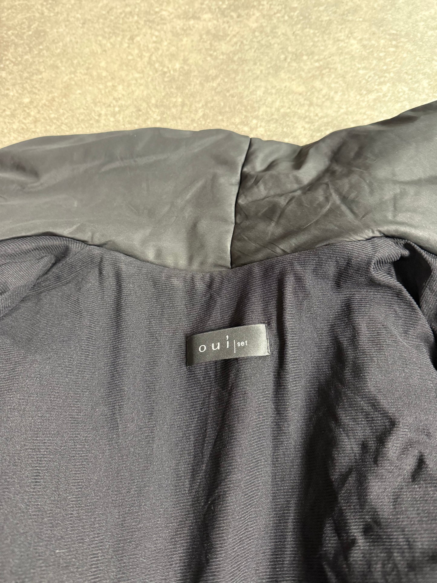 Ruched Fitted Puffer Coat (UK10)