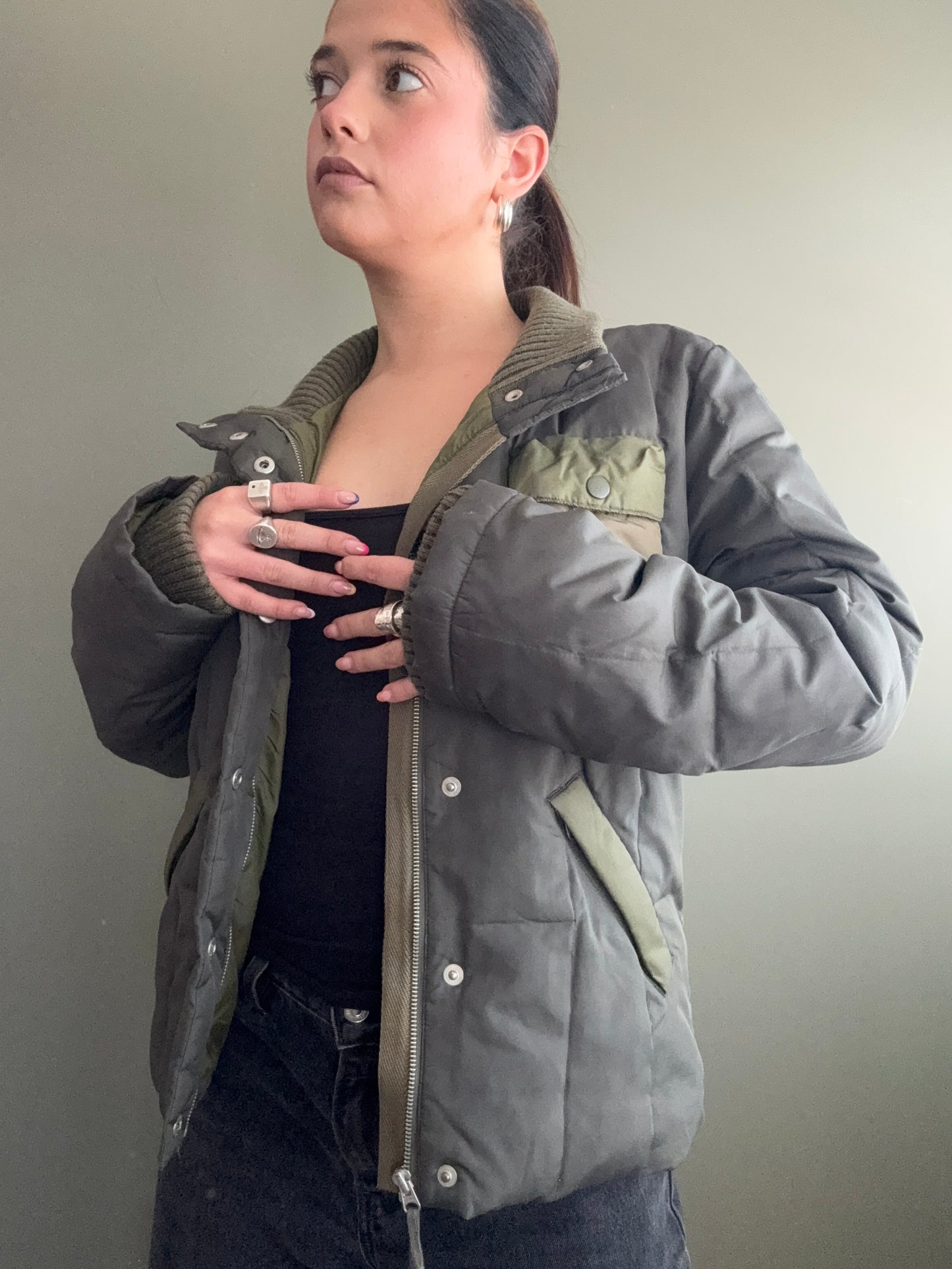 Miss Sixty Cargo Puffer Jacket (S)