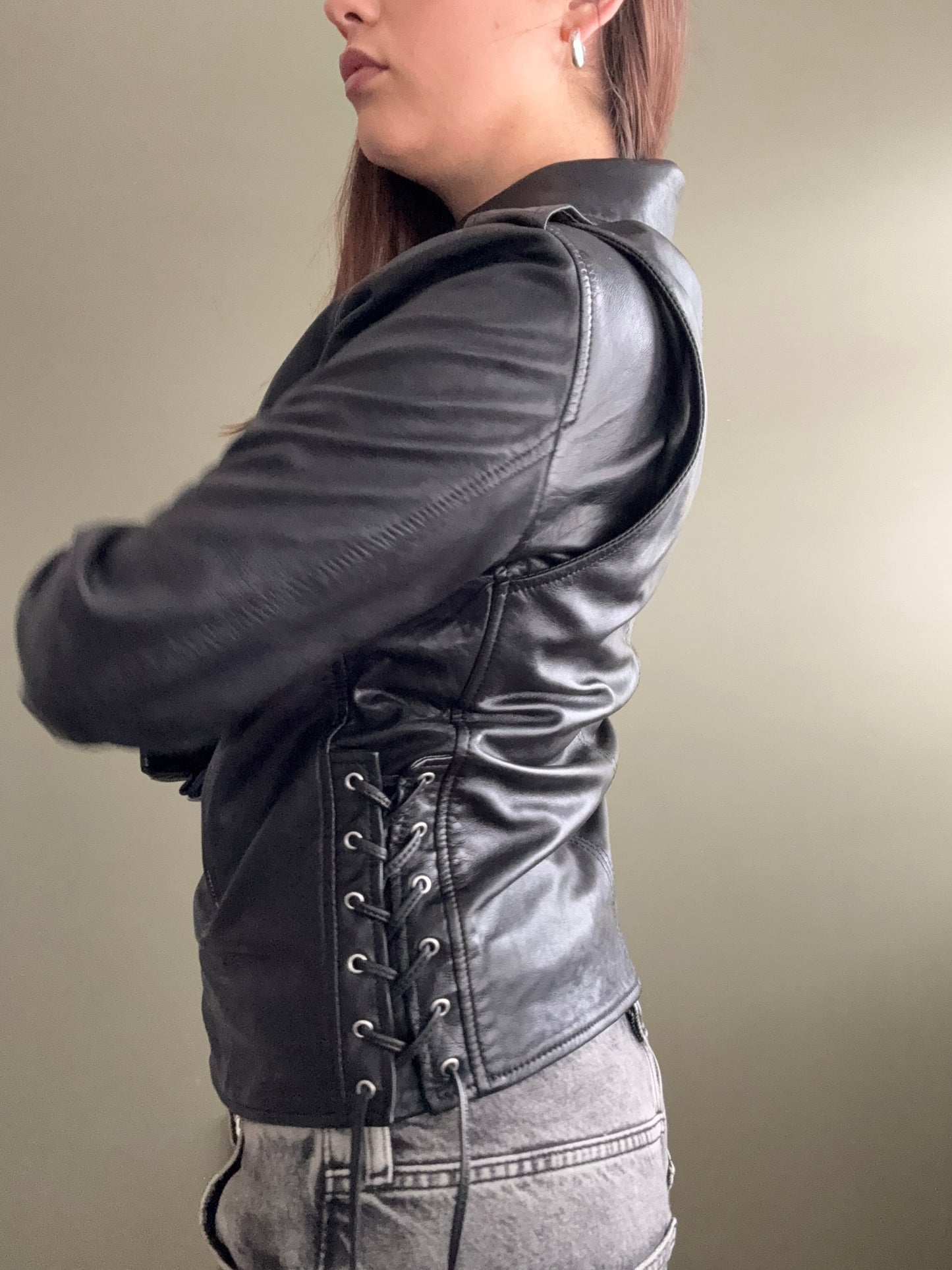Diesel Leather Jacket (XS)