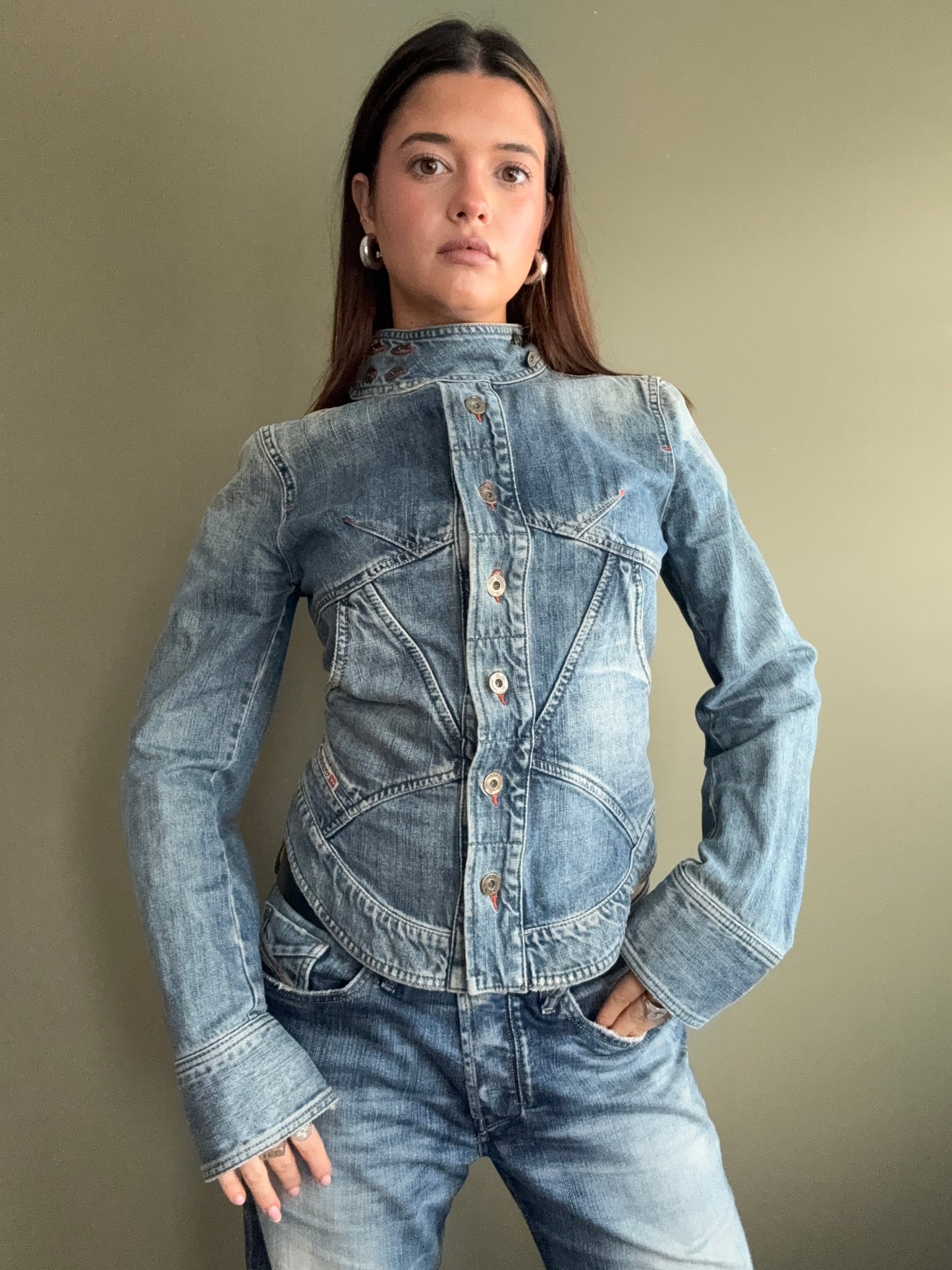 Diesel Denim Corset Jacket (L)