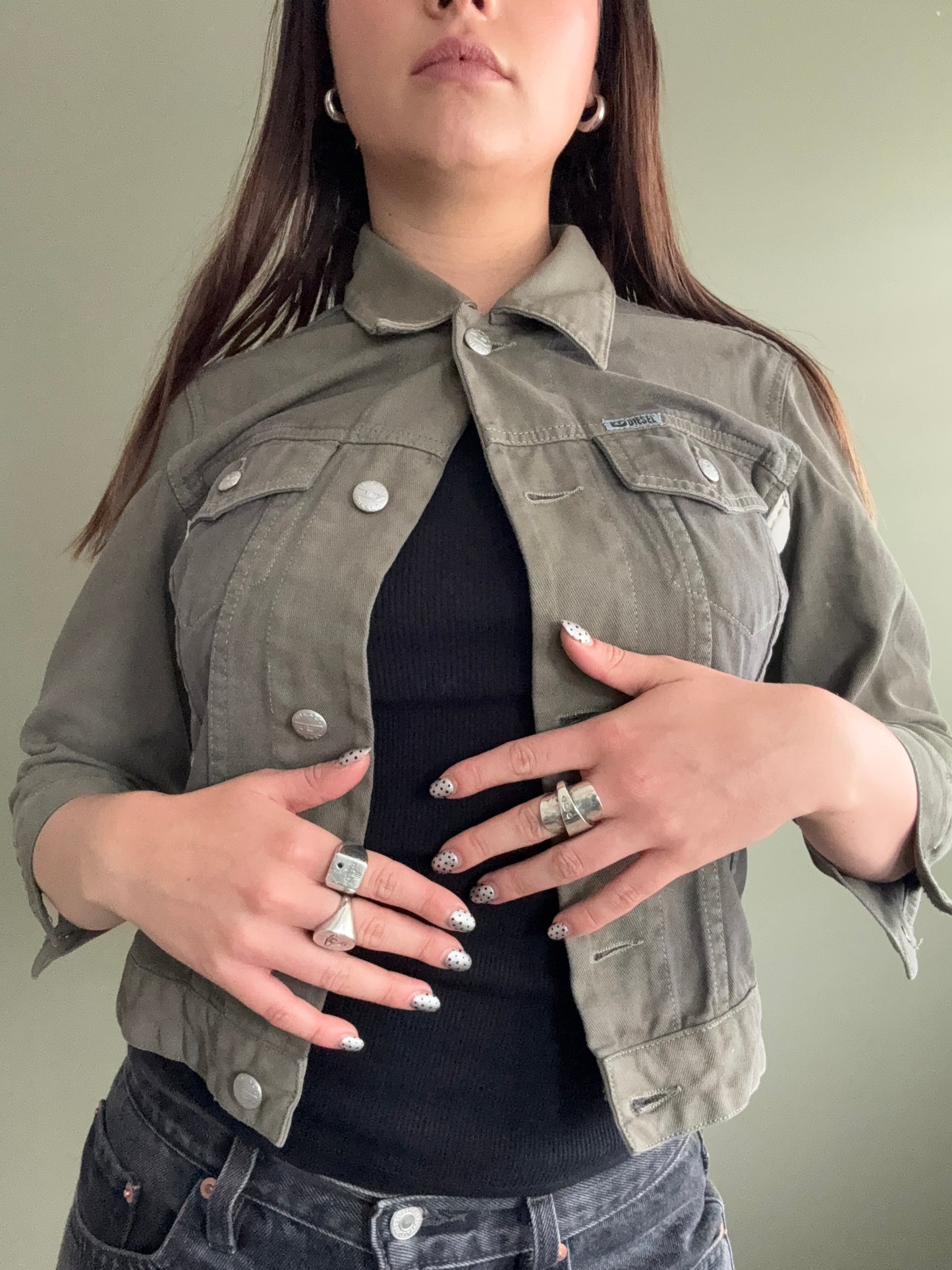 Khaki Diesel Jacket (S)