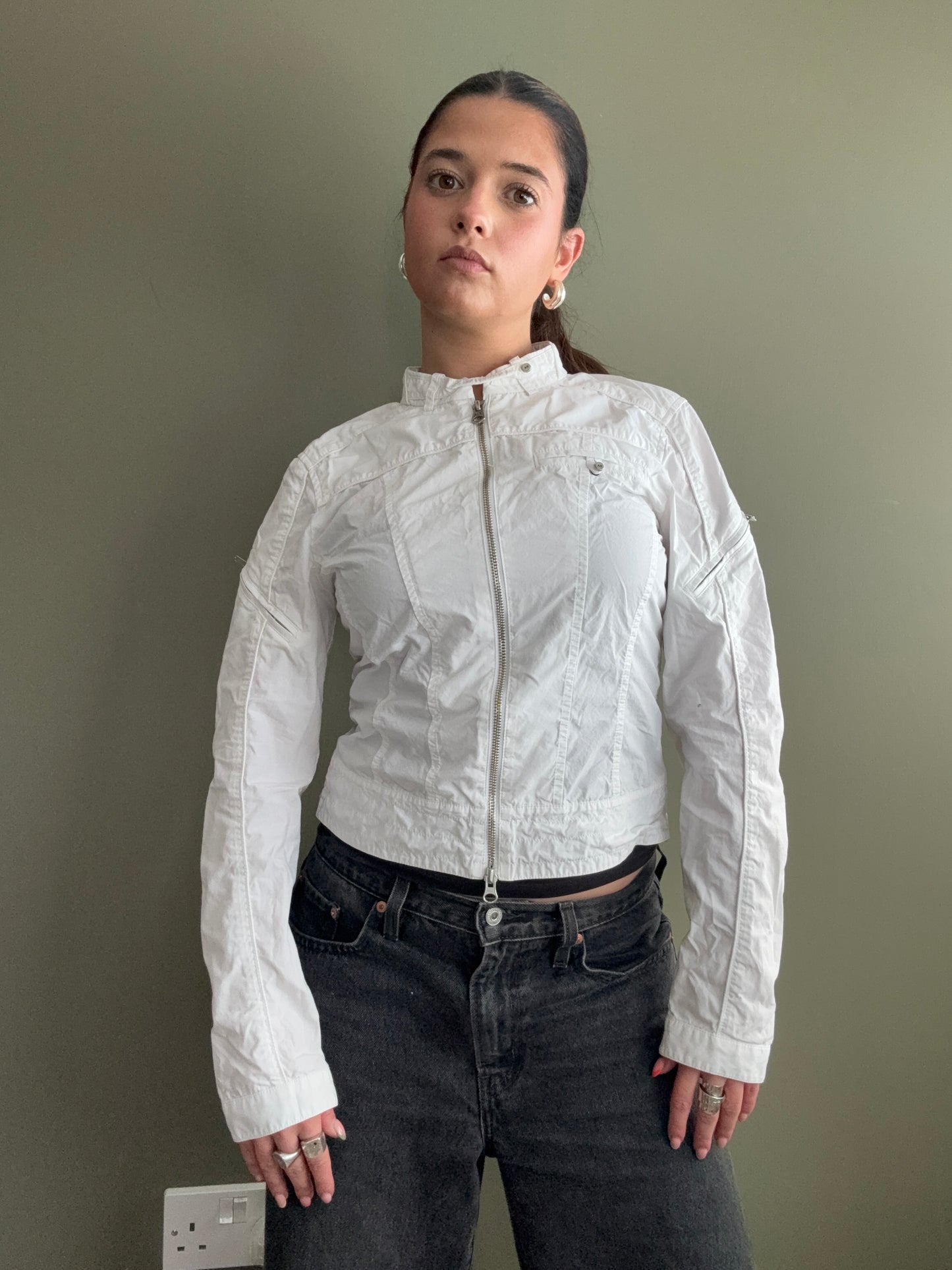 White Armani Jacket (M)