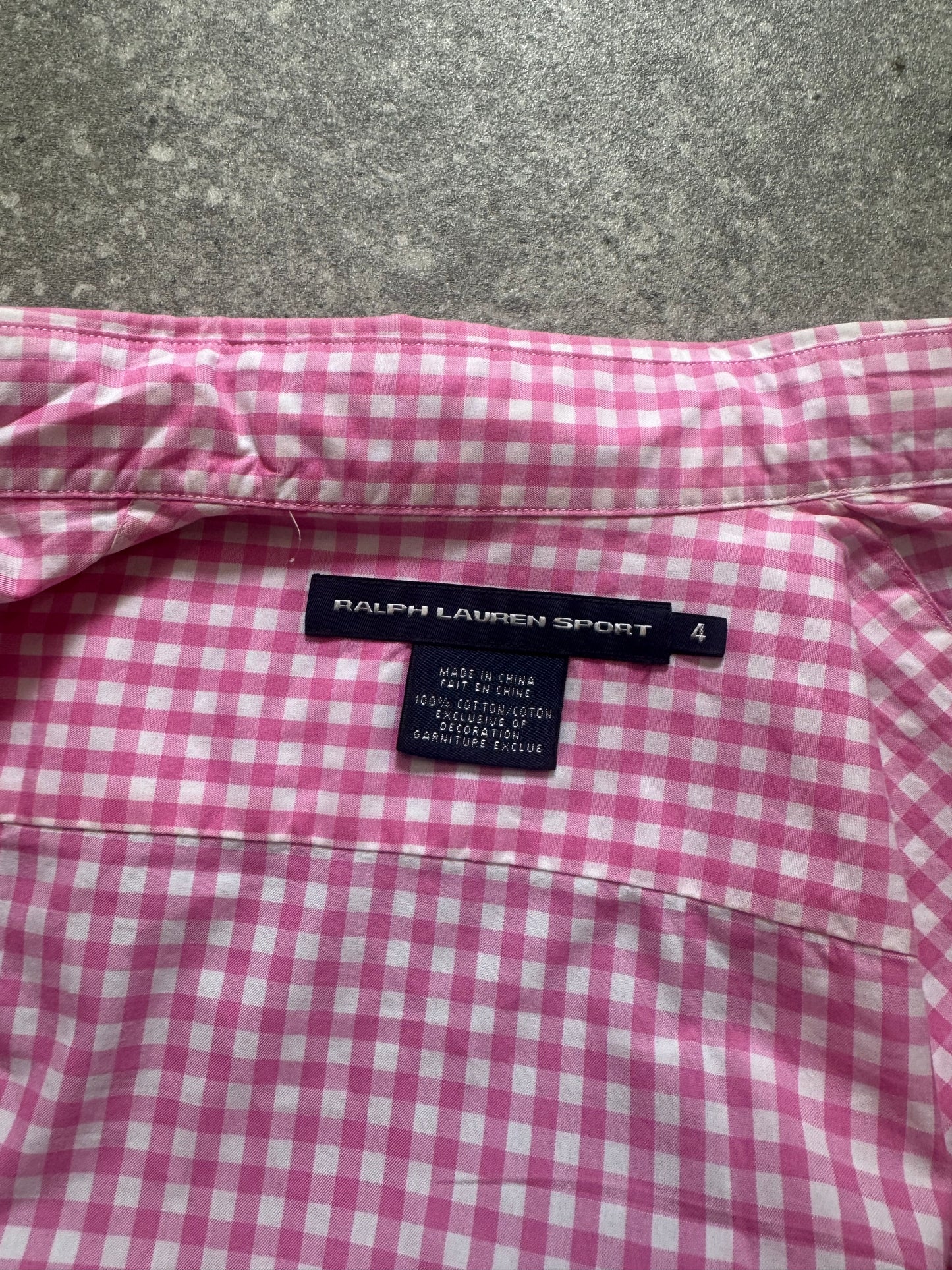 Ralph Lauren Gingham Shirt (M)