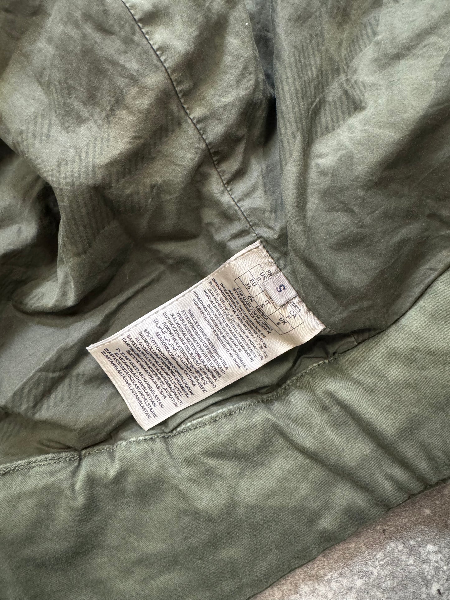 Guess Khaki Fitted Jacket (S)
