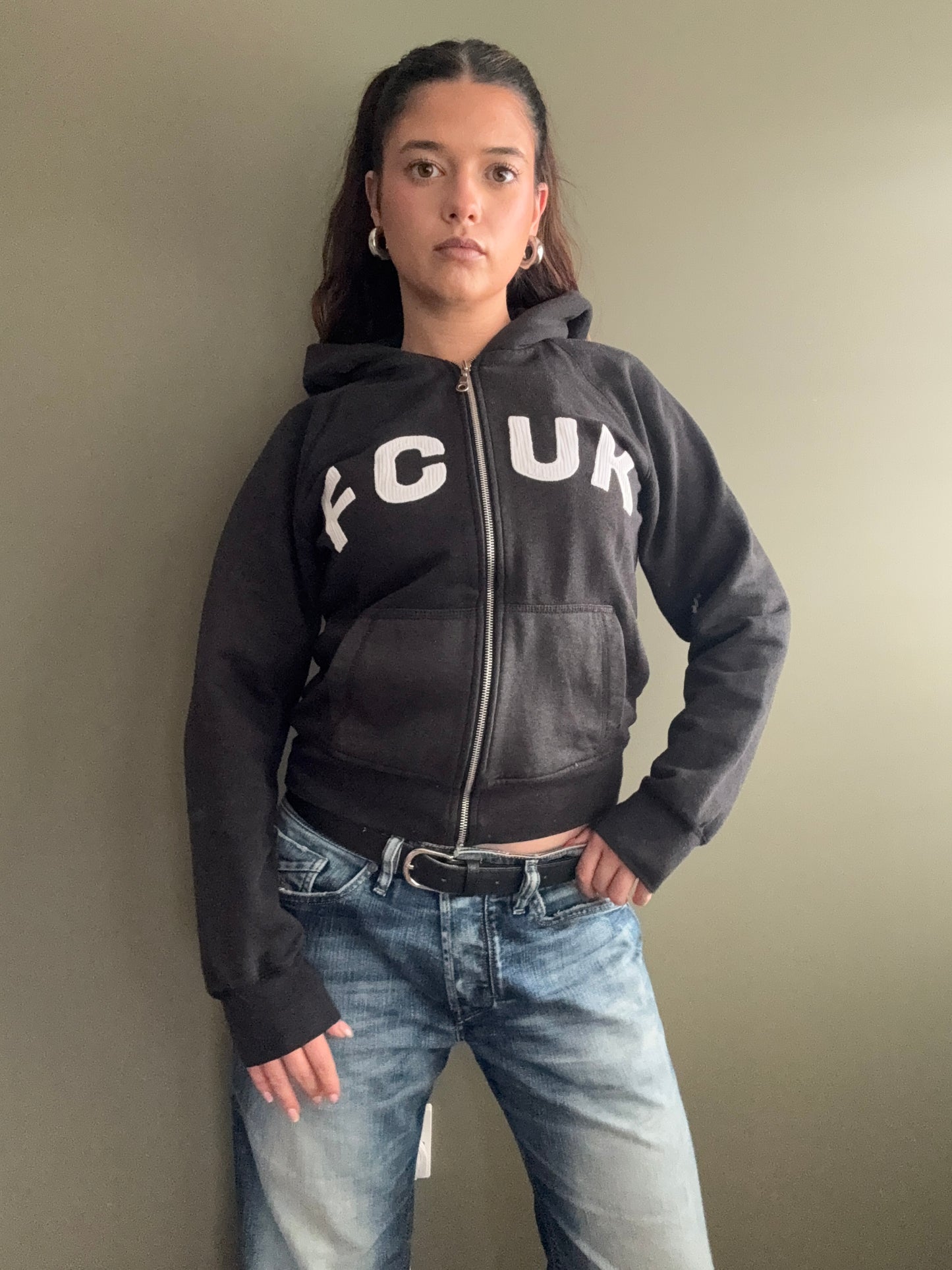 French Connection Zip Hoodie (M)
