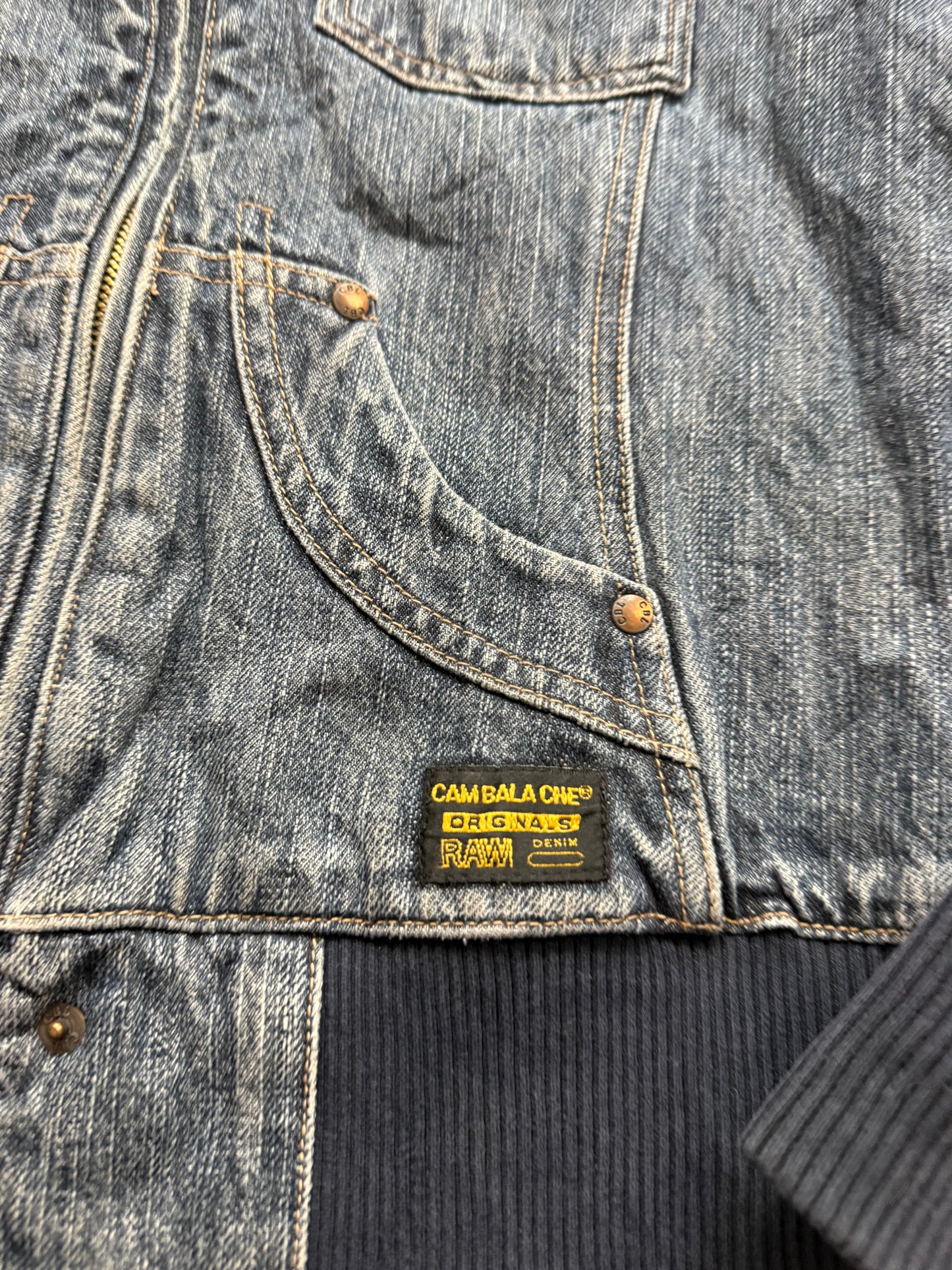 Denim Bomber Jacket (XL)